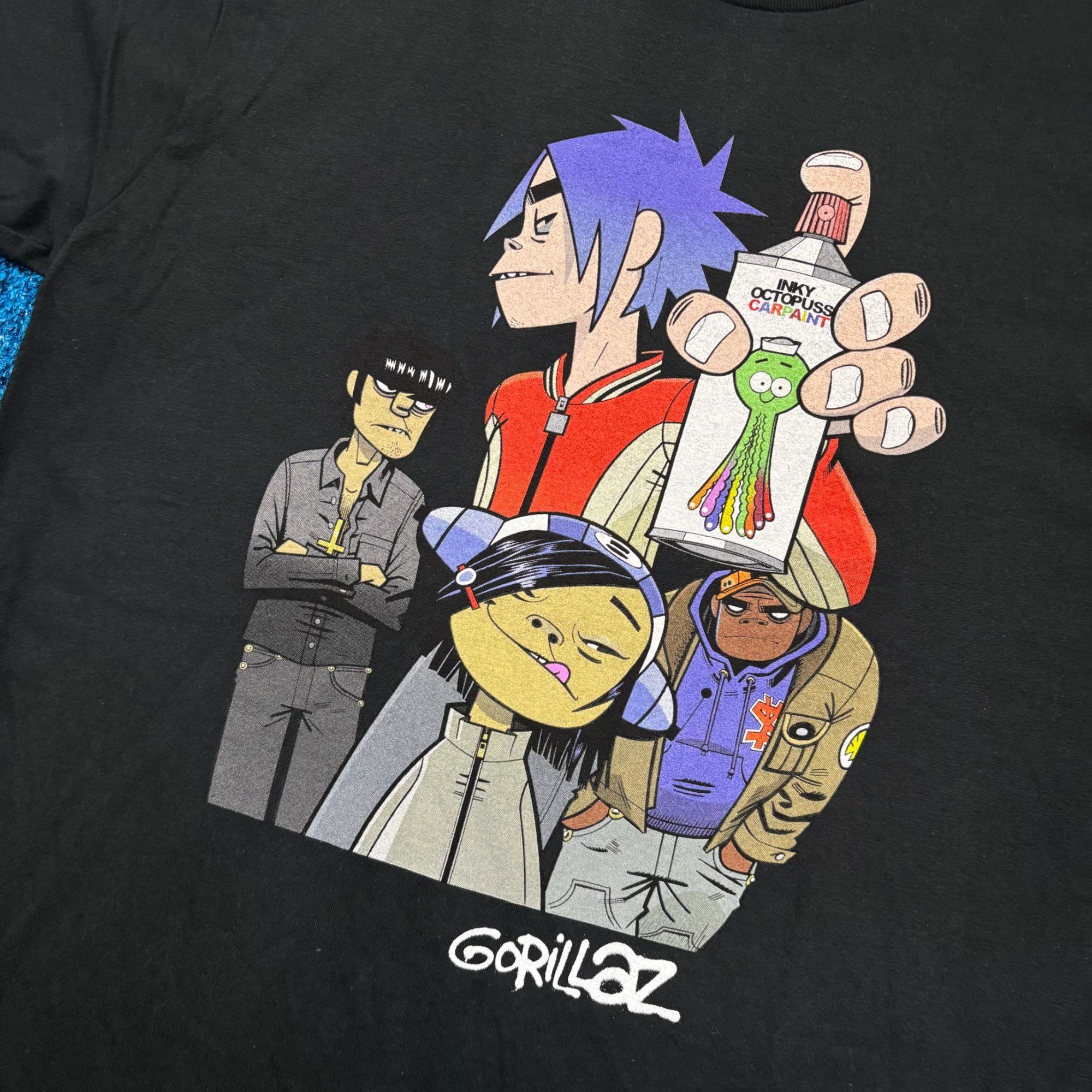 Band Tees Gorillaz Inky Octopuss Car Paint Poster Trip Hop Band Tee M Size US M / EU 48-50 / 2 - 4 Thumbnail