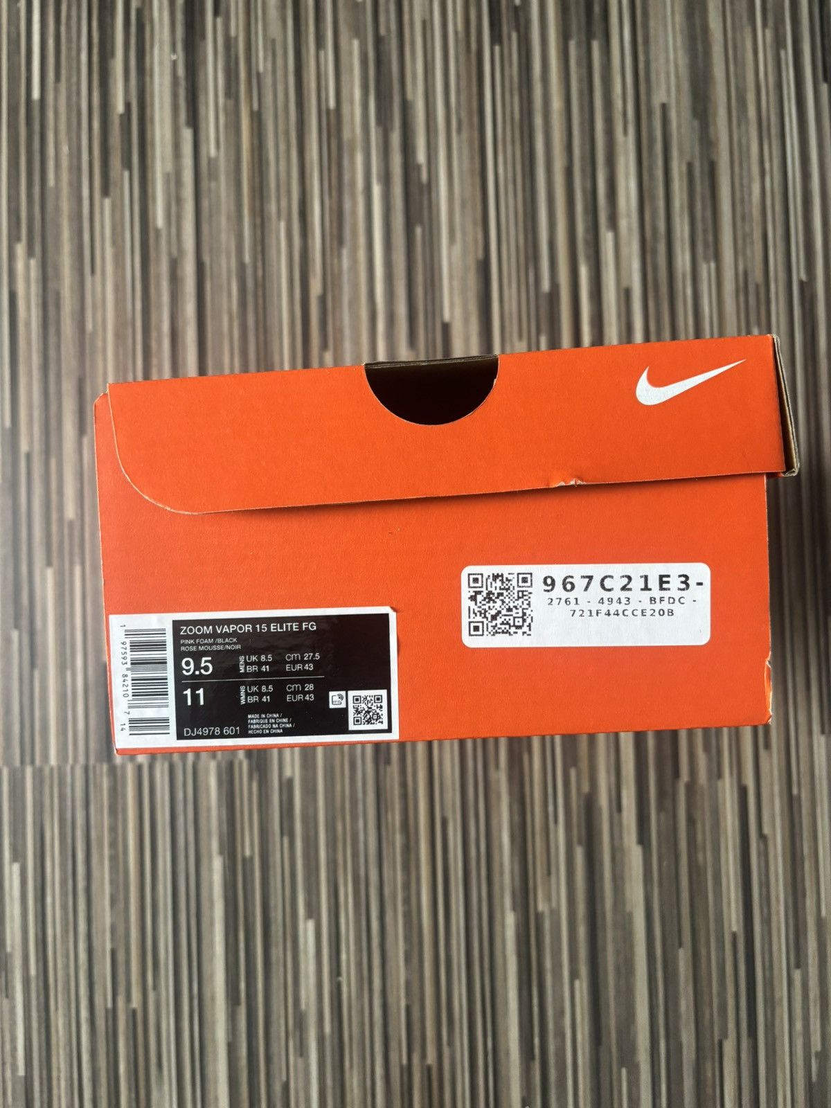 Nike Nike Mercurial Vapor 15 Elite FG Pro Pink Foam Size US 9.5 / EU 42-43 - 10 Thumbnail