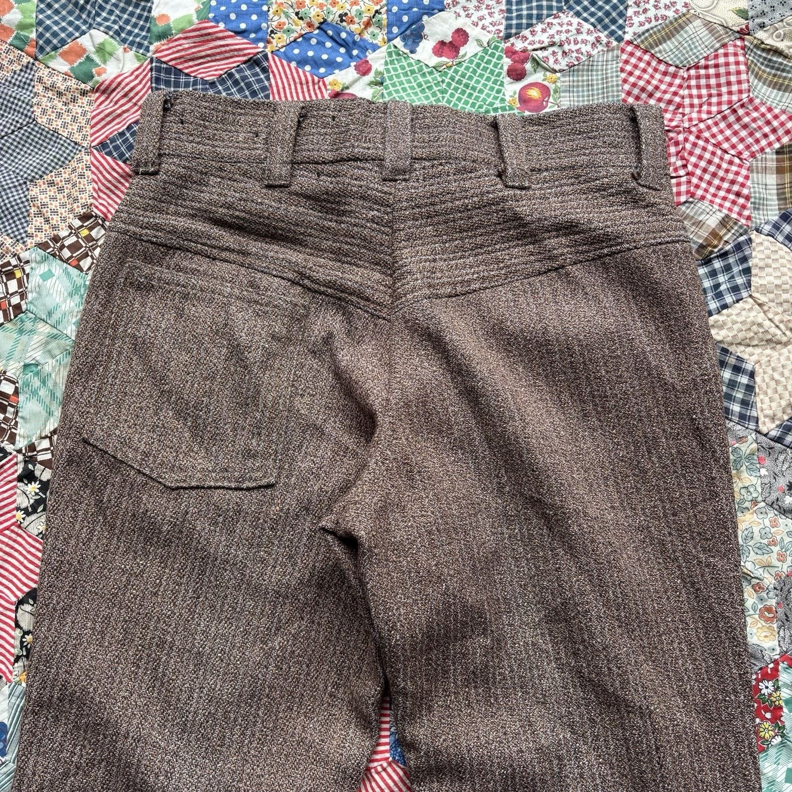Vintage Vintage 1970s Flared Trousers 32 X 32 Size US 32 / EU 48 - 3 Thumbnail