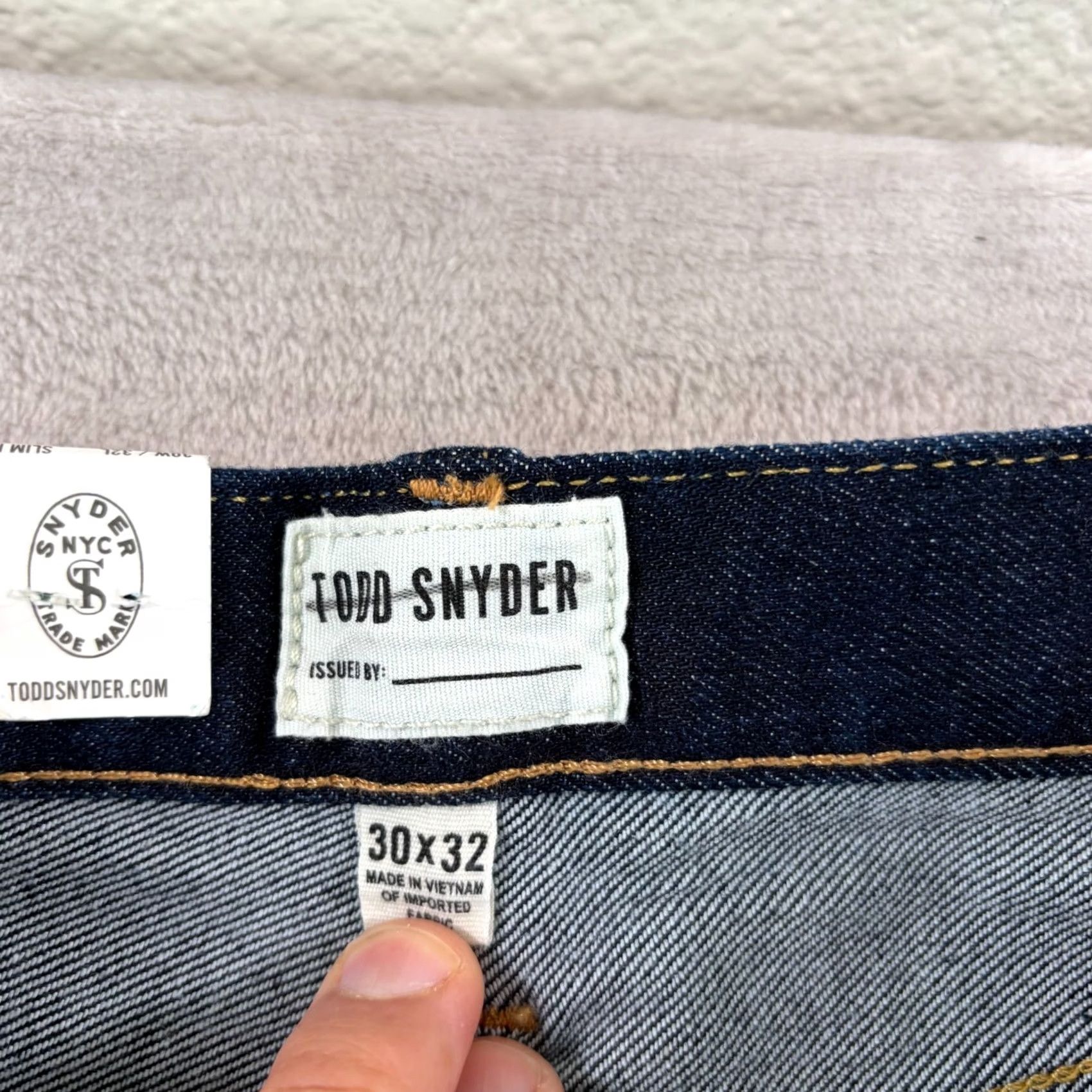 Todd Snyder Todd Snyder Slim Fit Stretch Jeans Indigo Rinse Wash Men 30x32 Slim Jeans 5-Pocket City USA Modern Denim Slim Fit Mens Clothing Blue Indigo Wash NWT Size US 30 / EU 46 - 3 Thumbnail