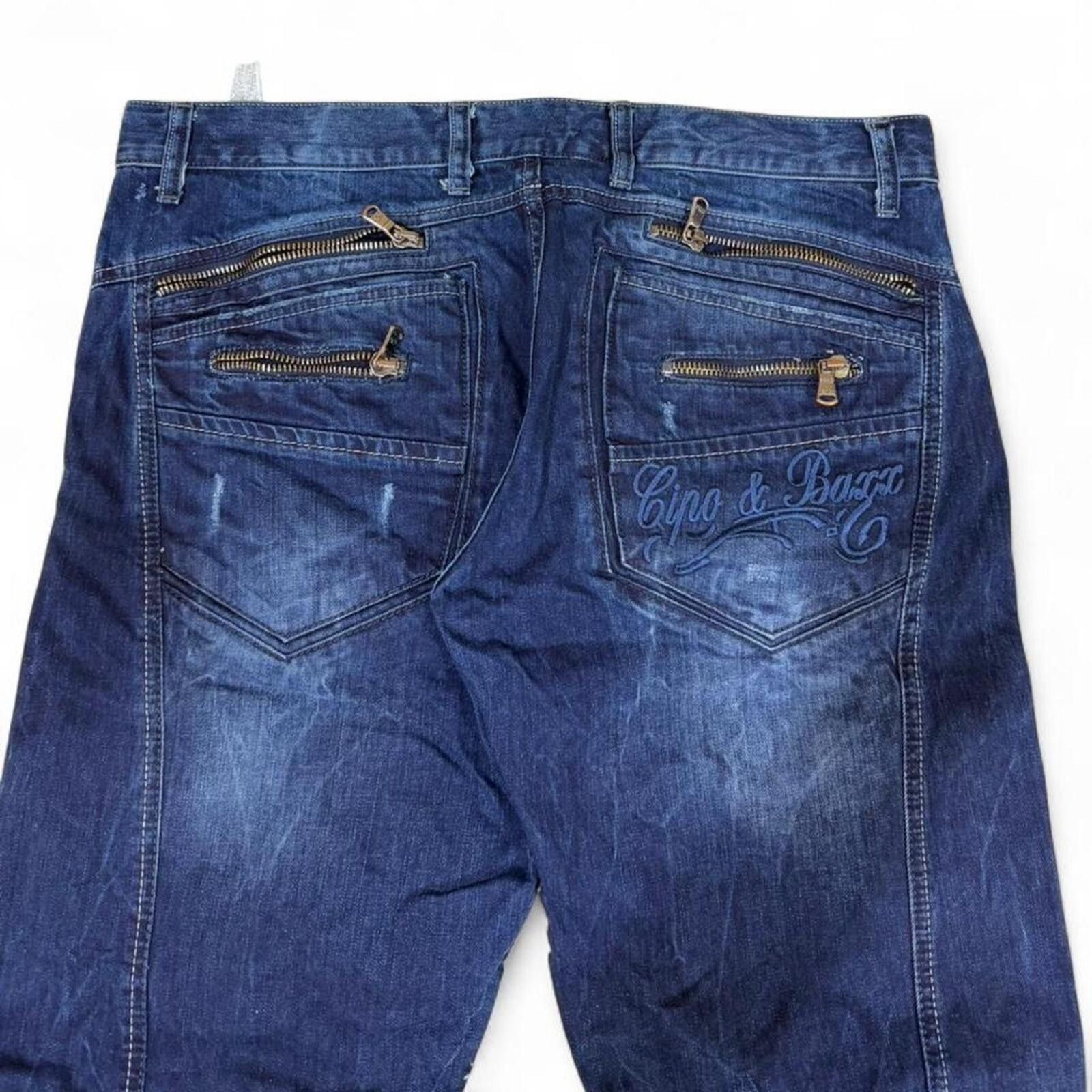 True Religion Cipo & Baxx designer crazy detailing denim jeans Size US 38 / EU 54 - 5 Thumbnail