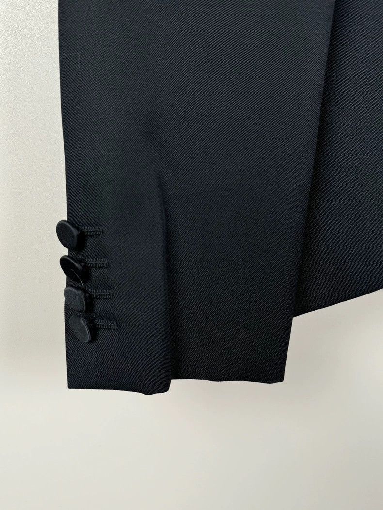 Saint Laurent Paris Saint Laurent Paris Green fruit collar wool suit-2506 Size US S / EU 44-46 / 1 - 4 Thumbnail