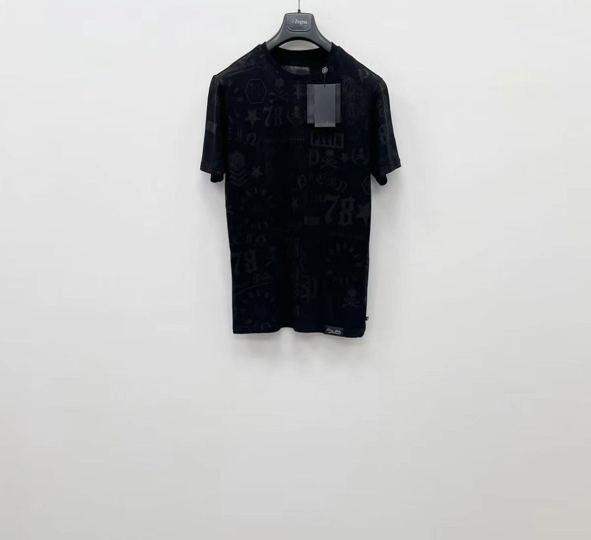 Philipp Plein PHILIPP PLEIN 100% Cotton Short Sleeve T-shirt J30 Size US M / EU 48-50 / 2 - 1 Thumbnail