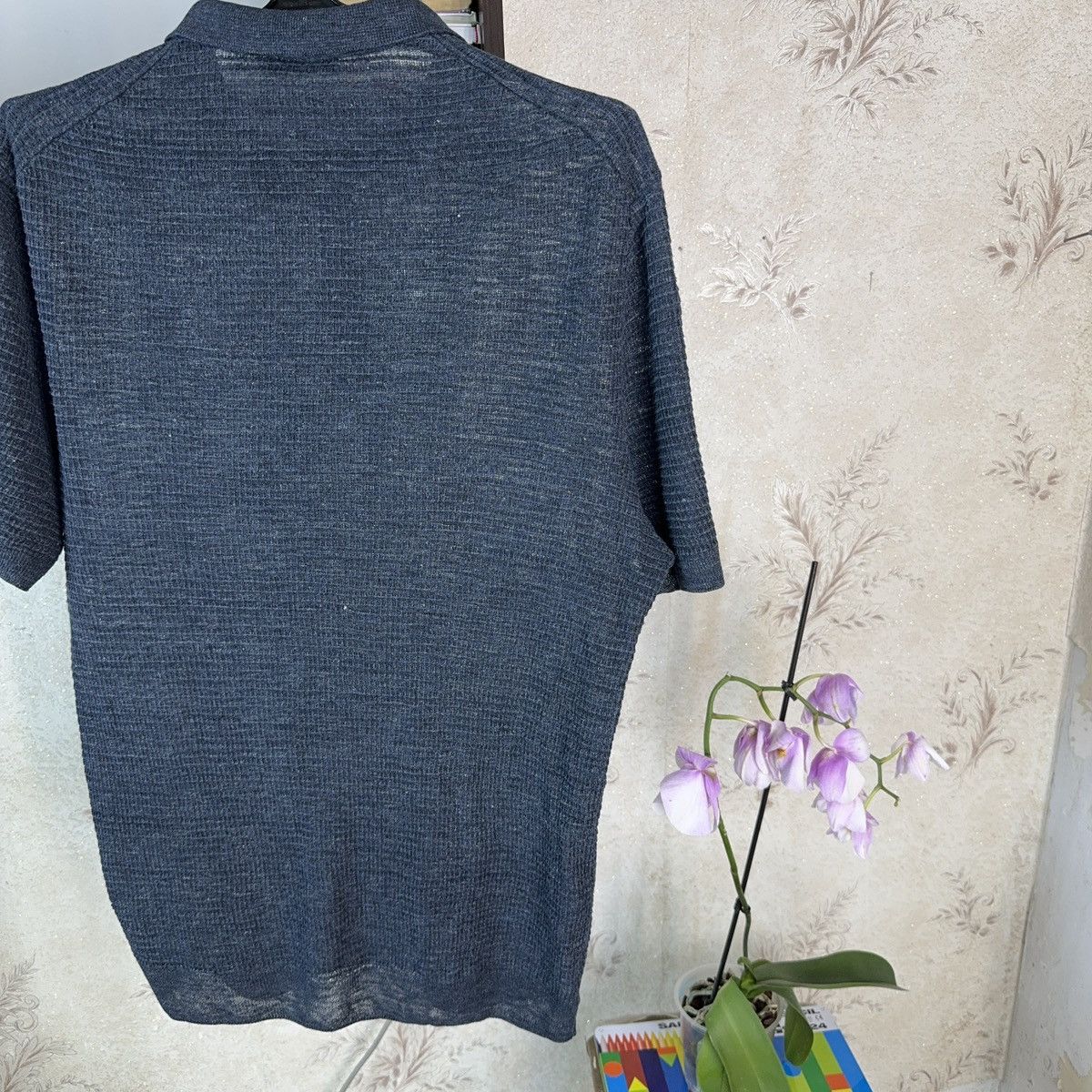Gran Sasso Gran Sasso T shirt Polo Luxury Italian XL Dark Blue Knited Size US XL / EU 56 / 4 - 11 Thumbnail