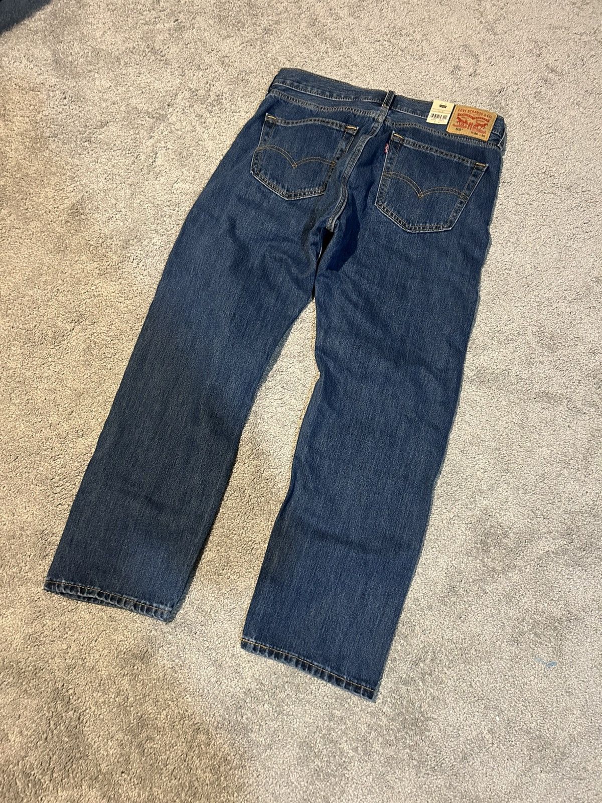 Levi's × Levi's Vintage Clothing Levi's 505 Mens Cotton Regular Jeans 36x30 Size US 36 / EU 52 - 1 Thumbnail