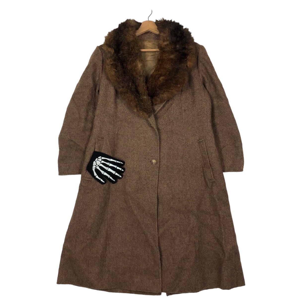 Japanese Brand 🔥Vintage Max Mara Long Jacket Double Collar Mink Fur Size US M / EU 48-50 / 2 - 2 Thumbnail