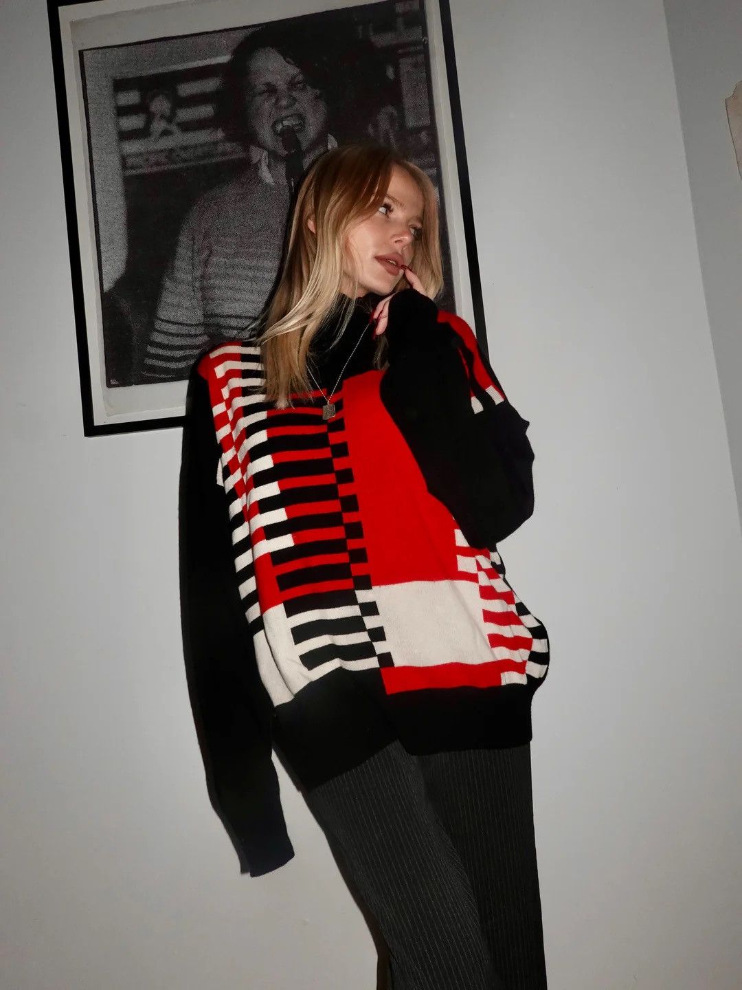 Enfants Riches Deprimes 🚭GRAIL🚭 ERD LORO PIANA 1/10 2018 RUNWAY “BAUHAUS” SWEATER Size US L / EU 52-54 / 3 - 4 Thumbnail