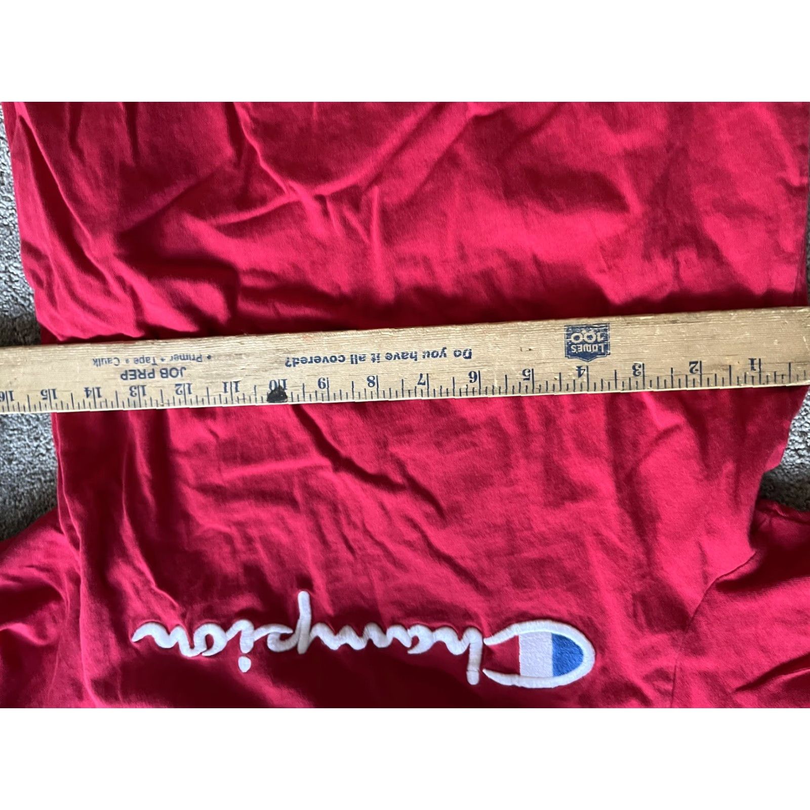 Champion Champion T-Shirt Women XS Red Logo Short Sleeve Crew Neck Pullover Casual Size XS / US 0-2 / IT 36-38 - 5 Thumbnail