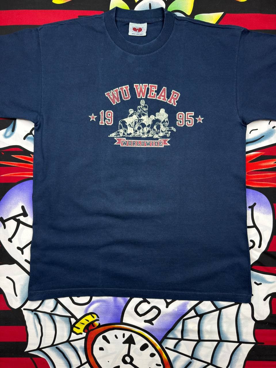 Wu-Tang Clan RARE Vintage WU TANG CLAN Killa Beez Rap Wu Wear Shirt XL Size US XXL / EU 58 / 5 - 1 Thumbnail