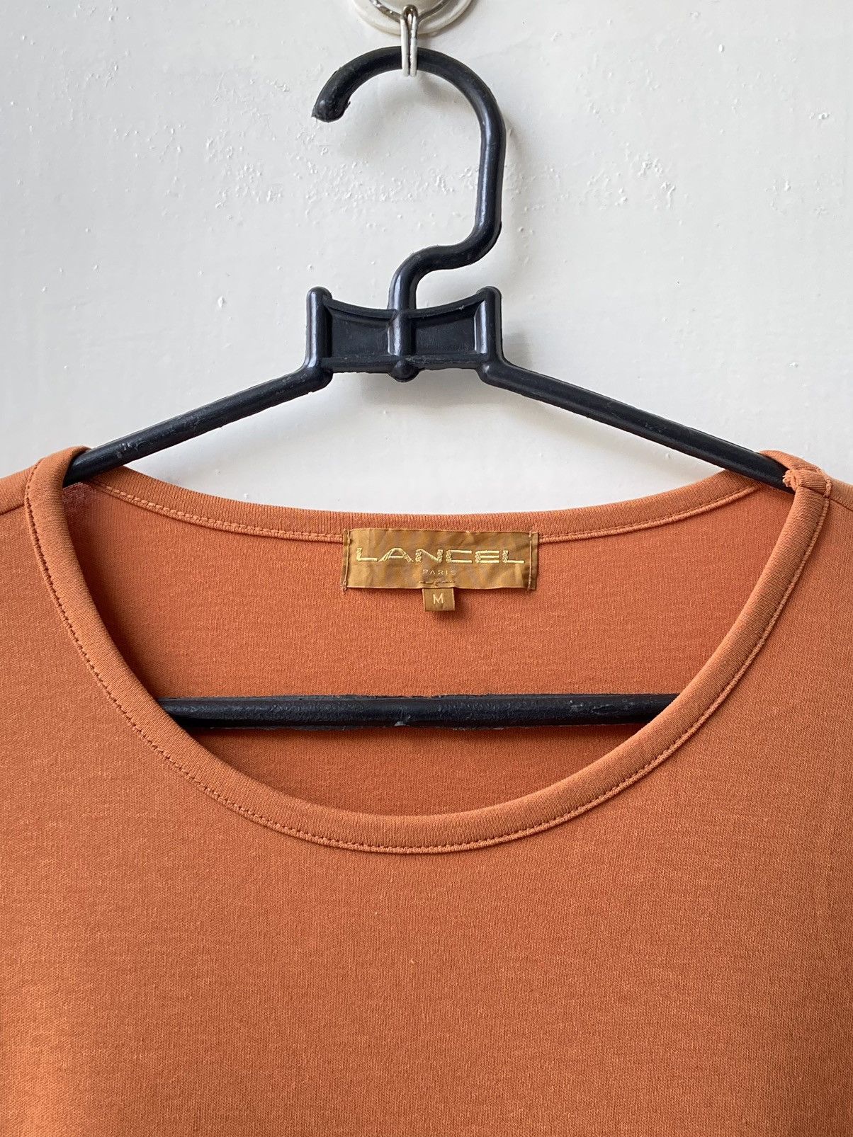 Lancel LANCEL PARIS Orange T-shirt Size US S / EU 44-46 / 1 - 13 Thumbnail