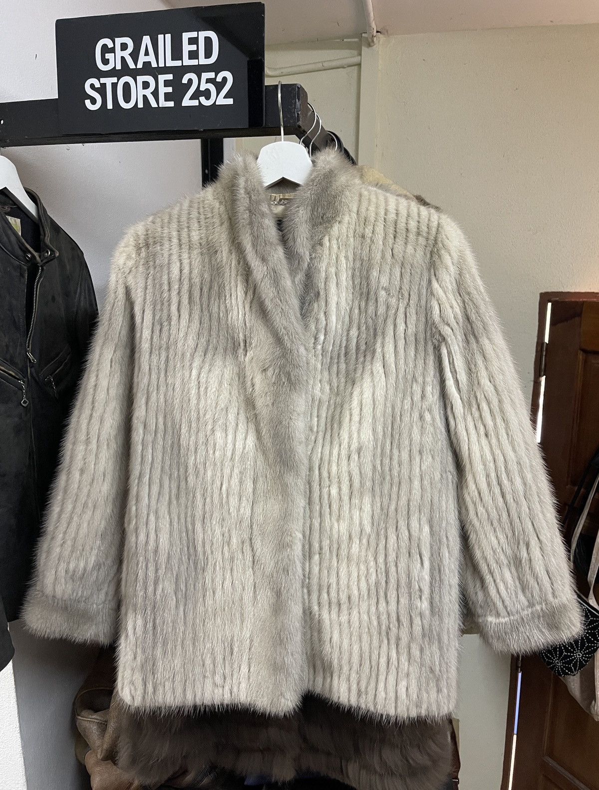 Vintage Fiancesse Real Mink Fur Jacket Size S / US 4 / IT 40 - 1 Thumbnail