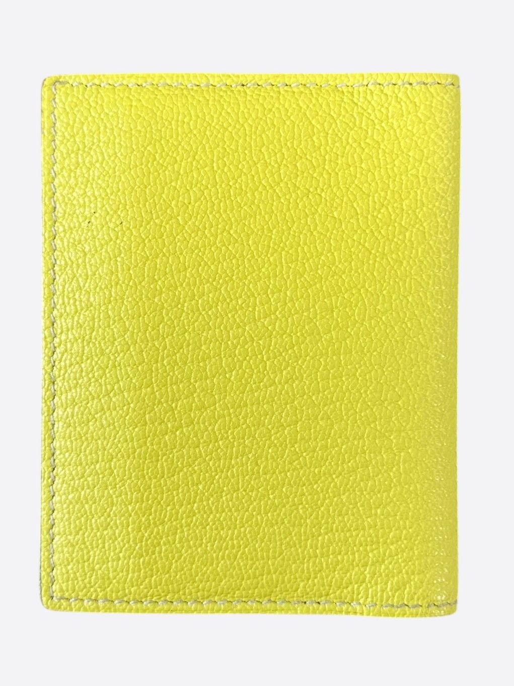 Hermes Hermes Yellow & Grey Epsom Evelyn Card Holder Size ONE SIZE - 2 Thumbnail