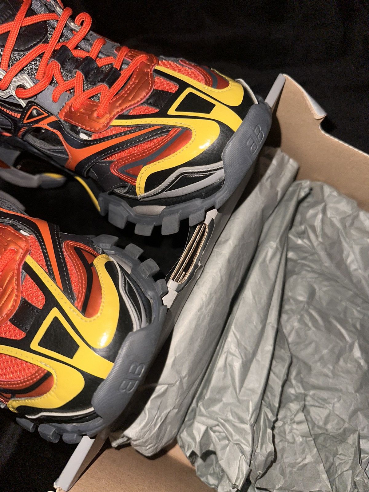 Balenciaga Balenciaga Track 2 “Gray/Orange” Size US 8 / EU 41 - 10 Thumbnail