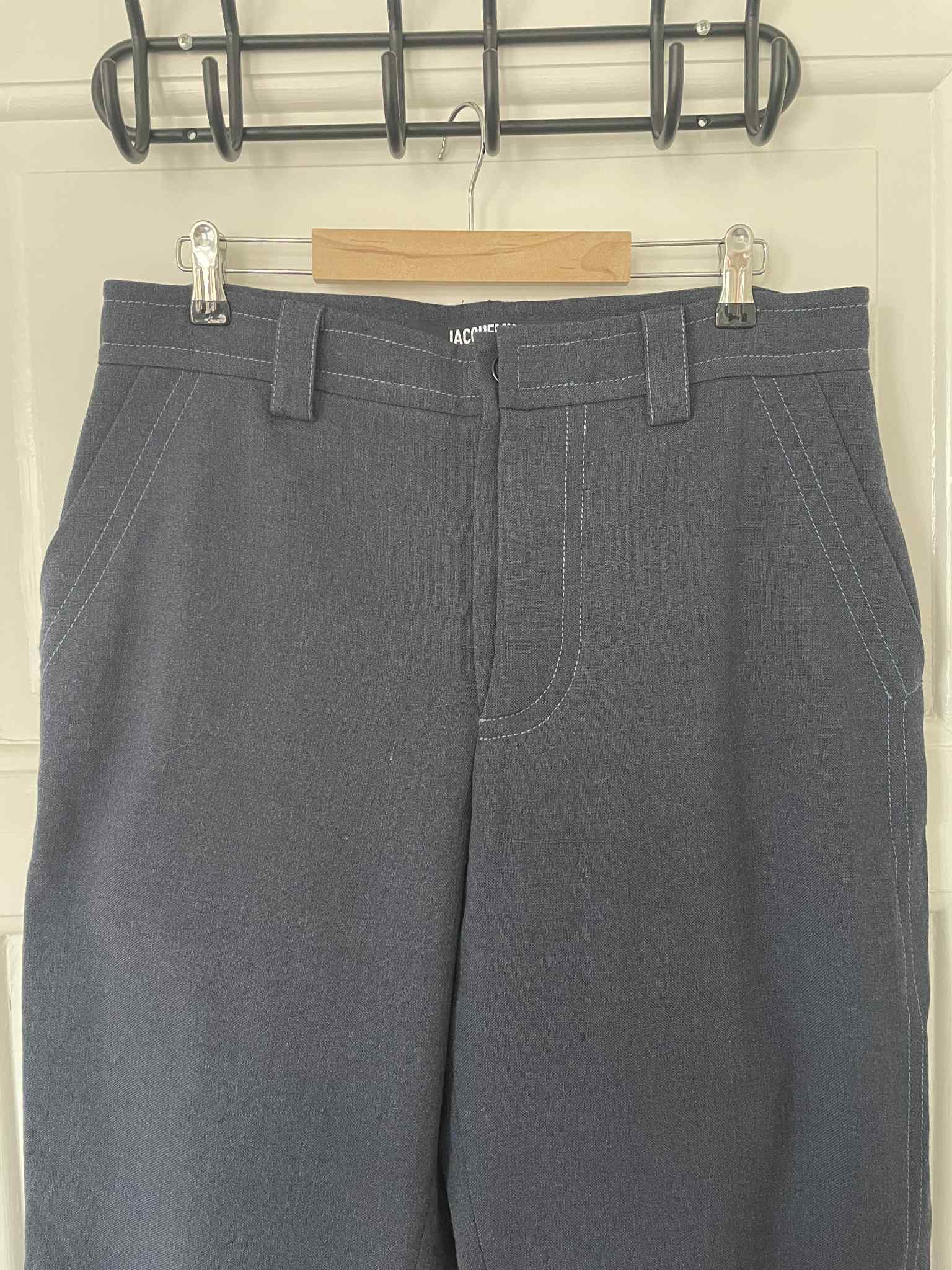 Jacquemus Jacquemus Le Pantalon De Costume 'Navy' Size US 34 / EU 50 - 3 Thumbnail