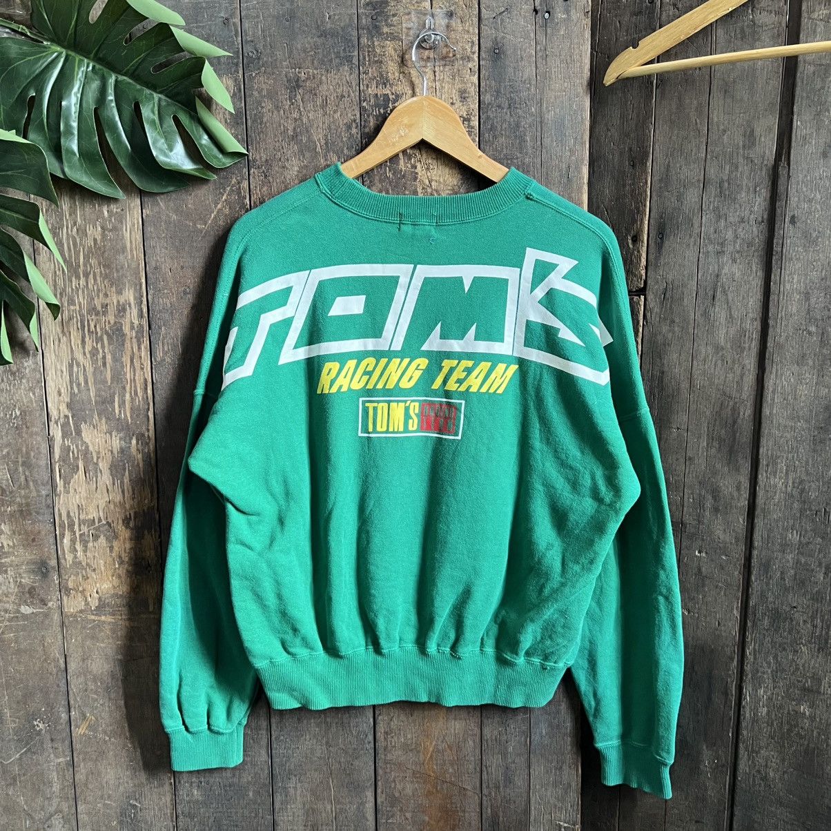 Vintage Vintage Tom’s Racing Team Crewneck Size US M / EU 48-50 / 2 - 1 Thumbnail