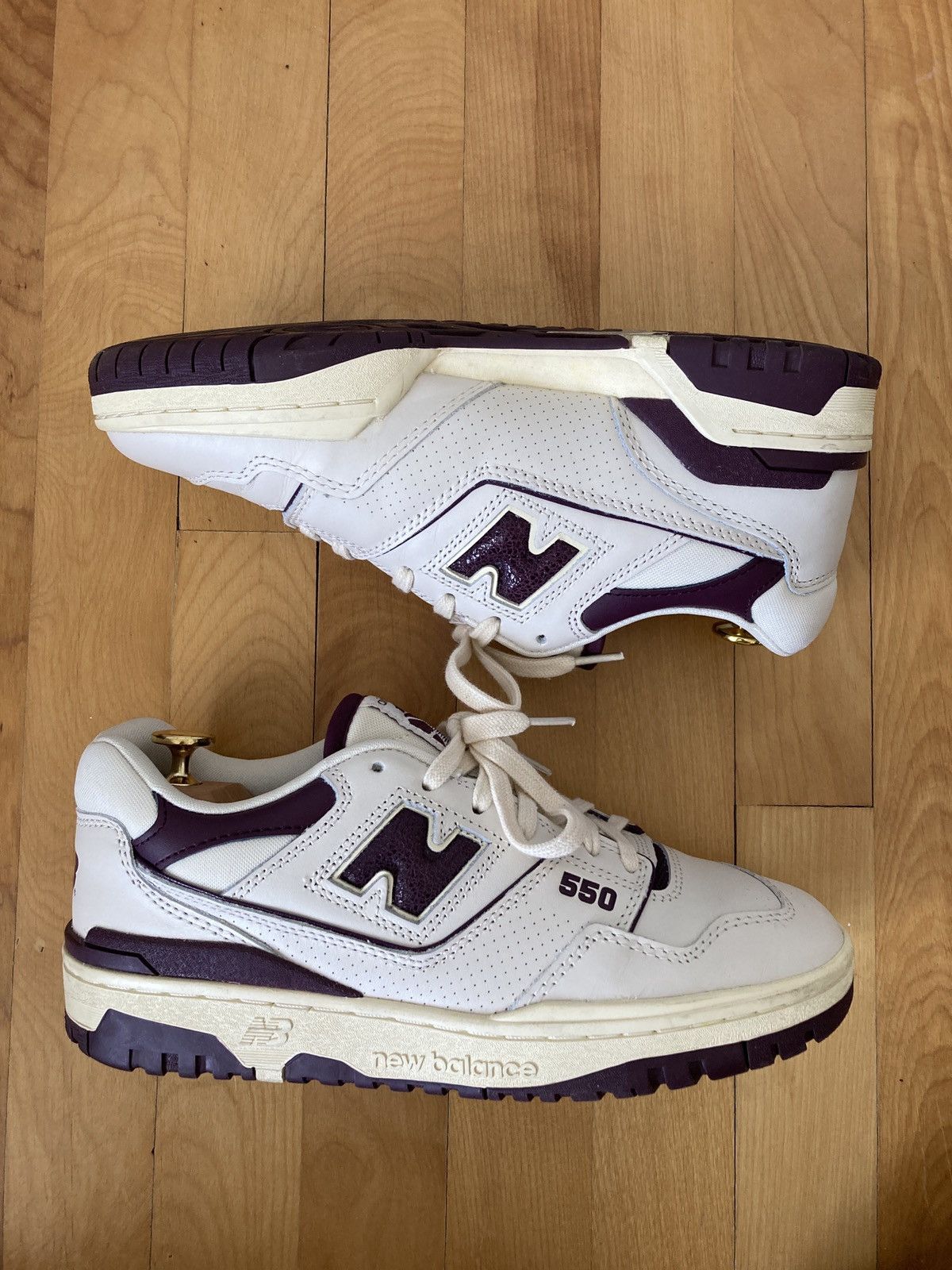 Aime Leon Dore × New Balance ALD 550 - Purple Size US 8 / EU 41 - 3 Thumbnail