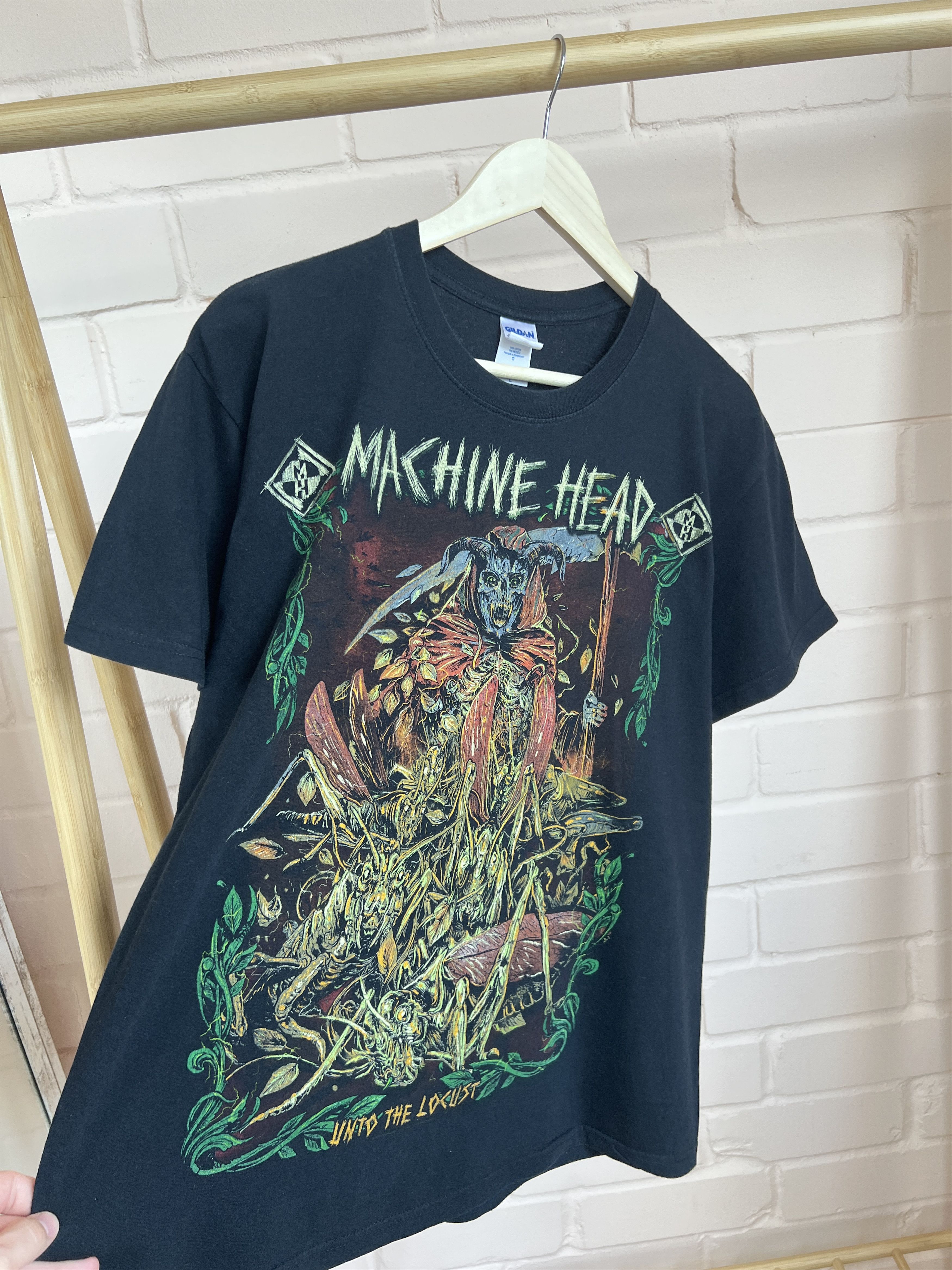 Band Tees 2012 Machine Head Into The Locust Both Side Printed Tee Size US M / EU 48-50 / 2 - 5 Thumbnail