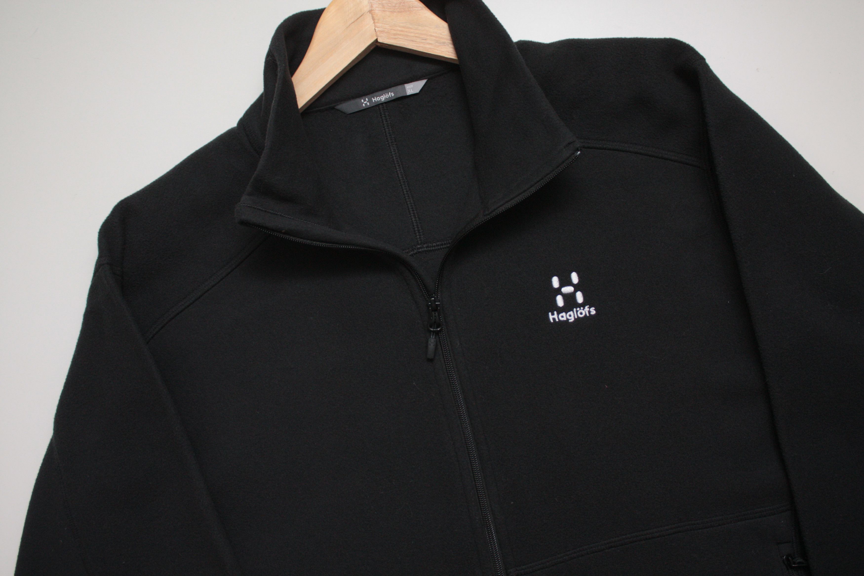 Haglofs Haglofs Zip-Up Black Fleece Jacket Men's XL Size US XL / EU 56 / 4 - 1 Thumbnail
