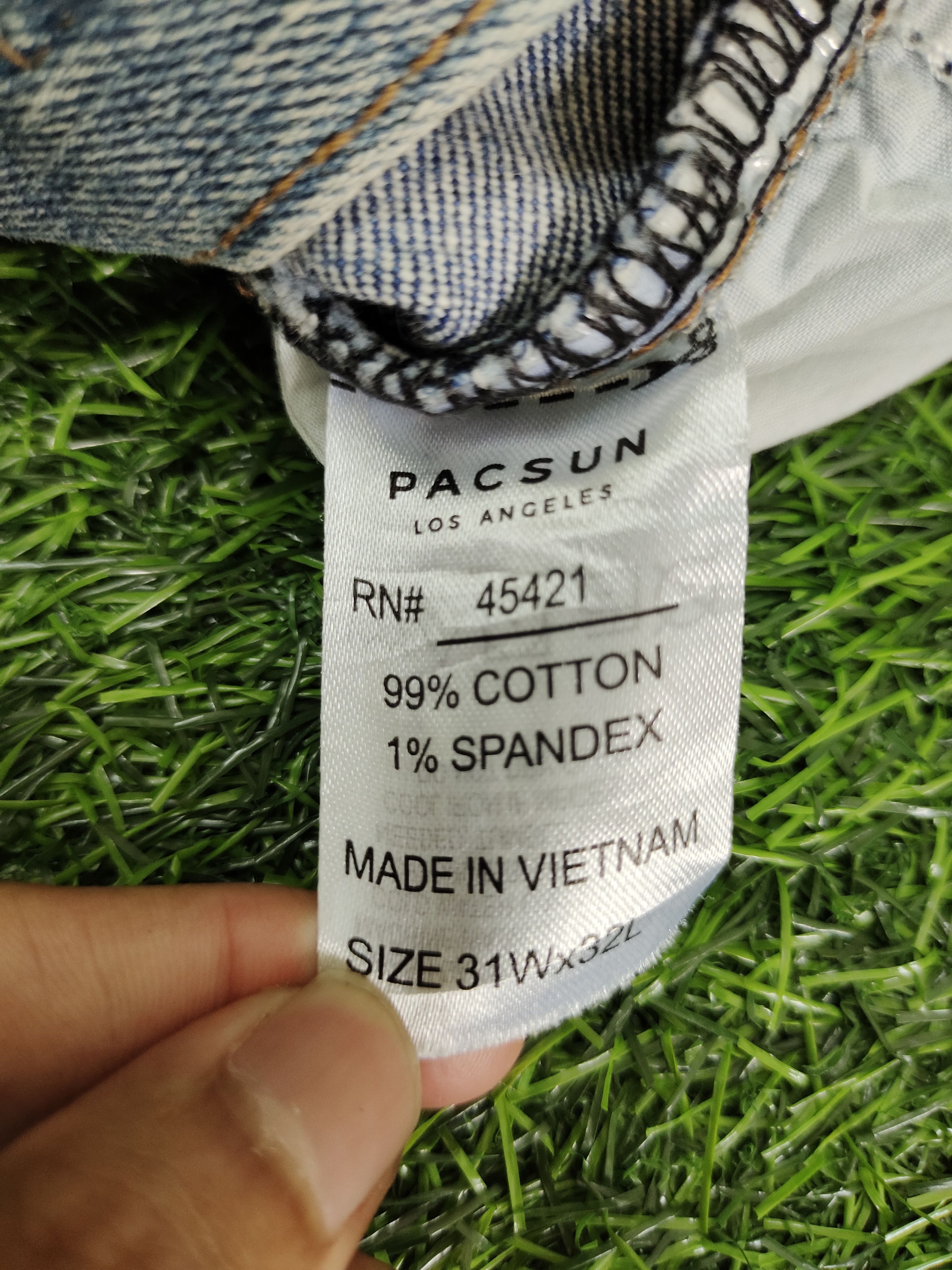 Pacsun Pacsun Stacked Skinny Denim Pants Comfort Stretch Size US 31 - 22 Thumbnail
