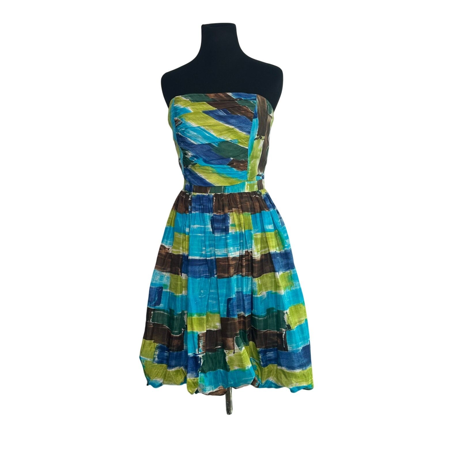 Nine West Nine West colorful Y2K strapless party dress size 12 Size XL / US 12-14 / IT 48-50 - 15 Thumbnail