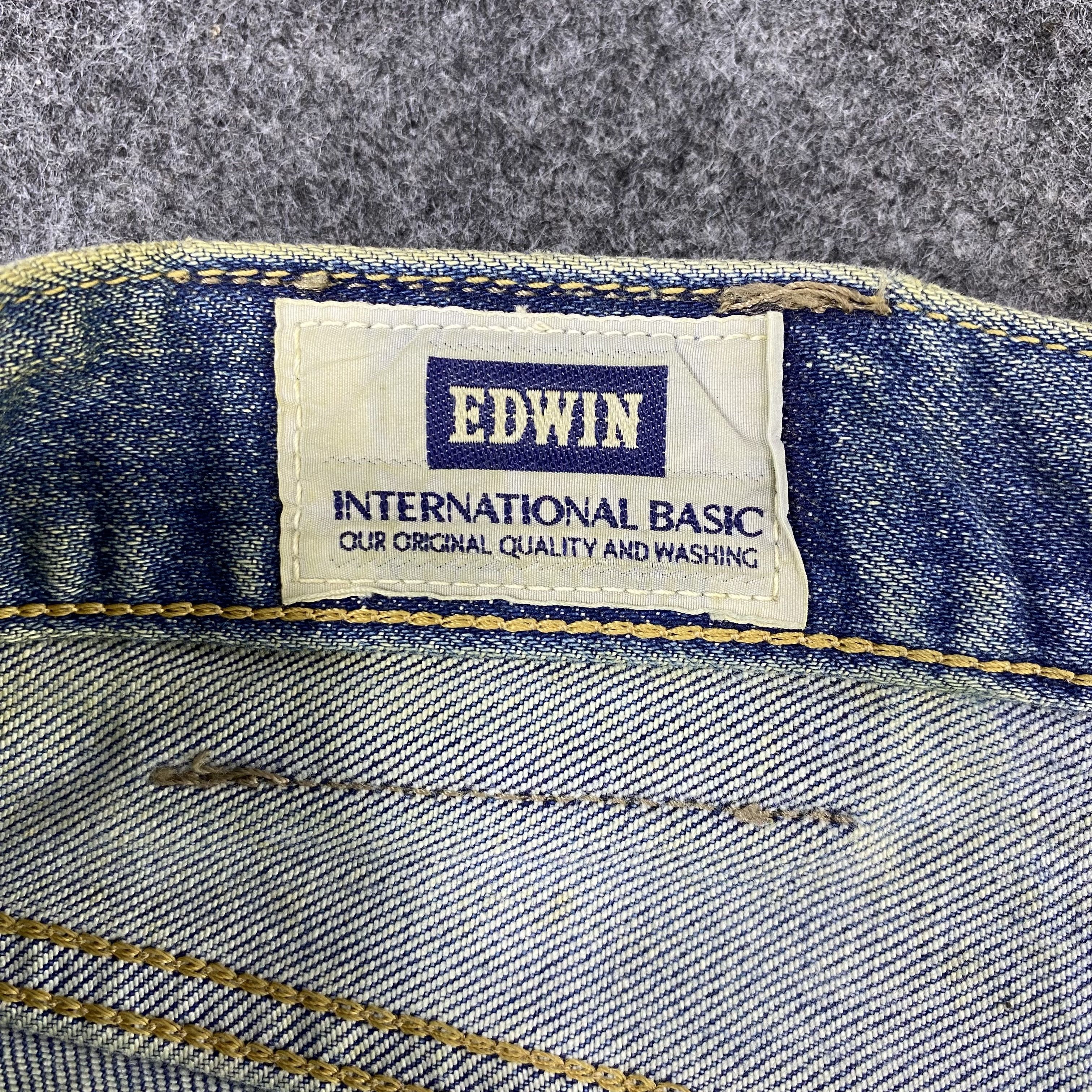 Edwin Vintage Edwin 434 Distress Blue Wash Denim-J1185 Size US 32 / EU 48 - 9 Thumbnail