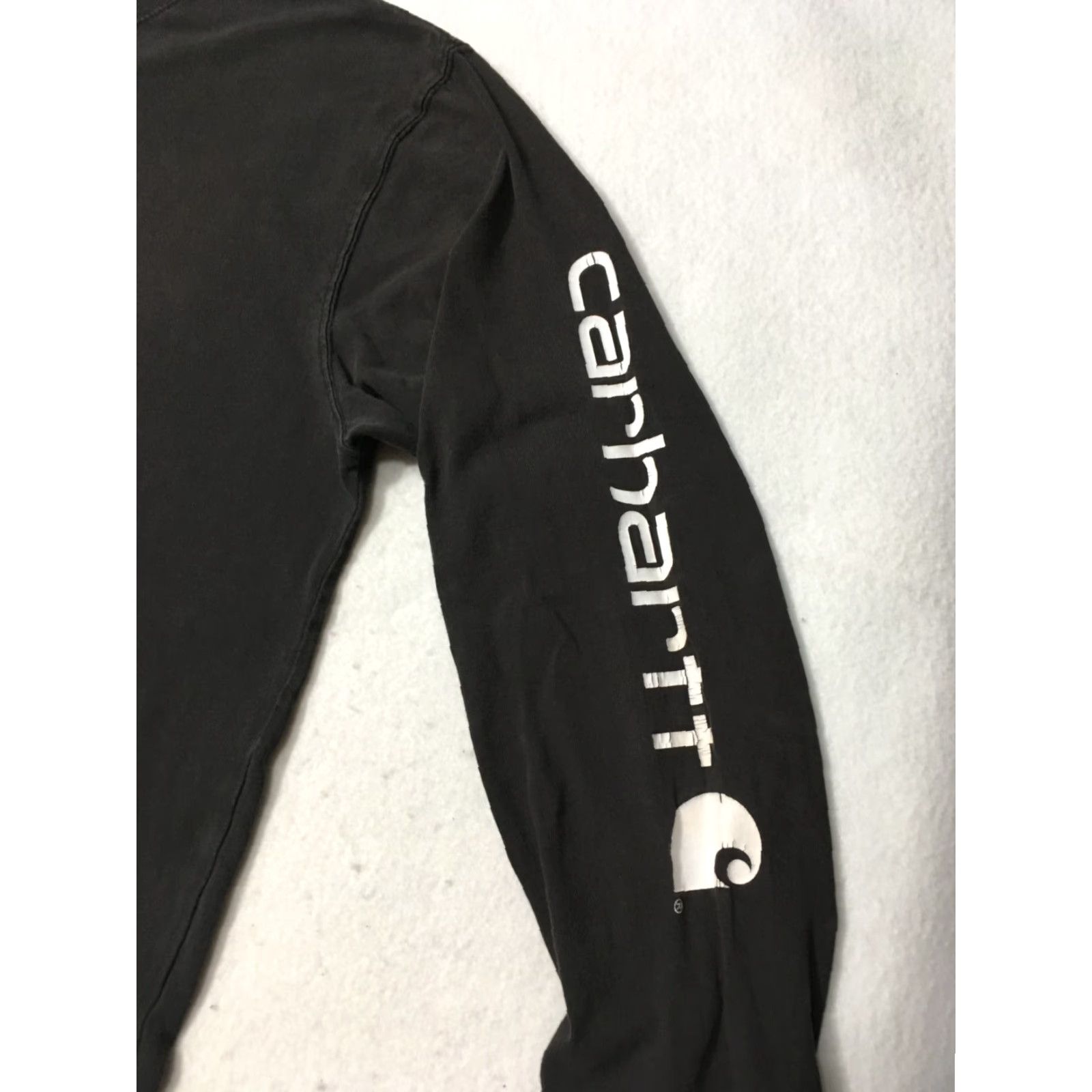 Carhartt Carhartt Shirt Black 2XL Long Sleeve Cotton Crew Neck Loose Fit Masculine Vintage No N/A Size US XXL / EU 58 / 5 - 2 Thumbnail