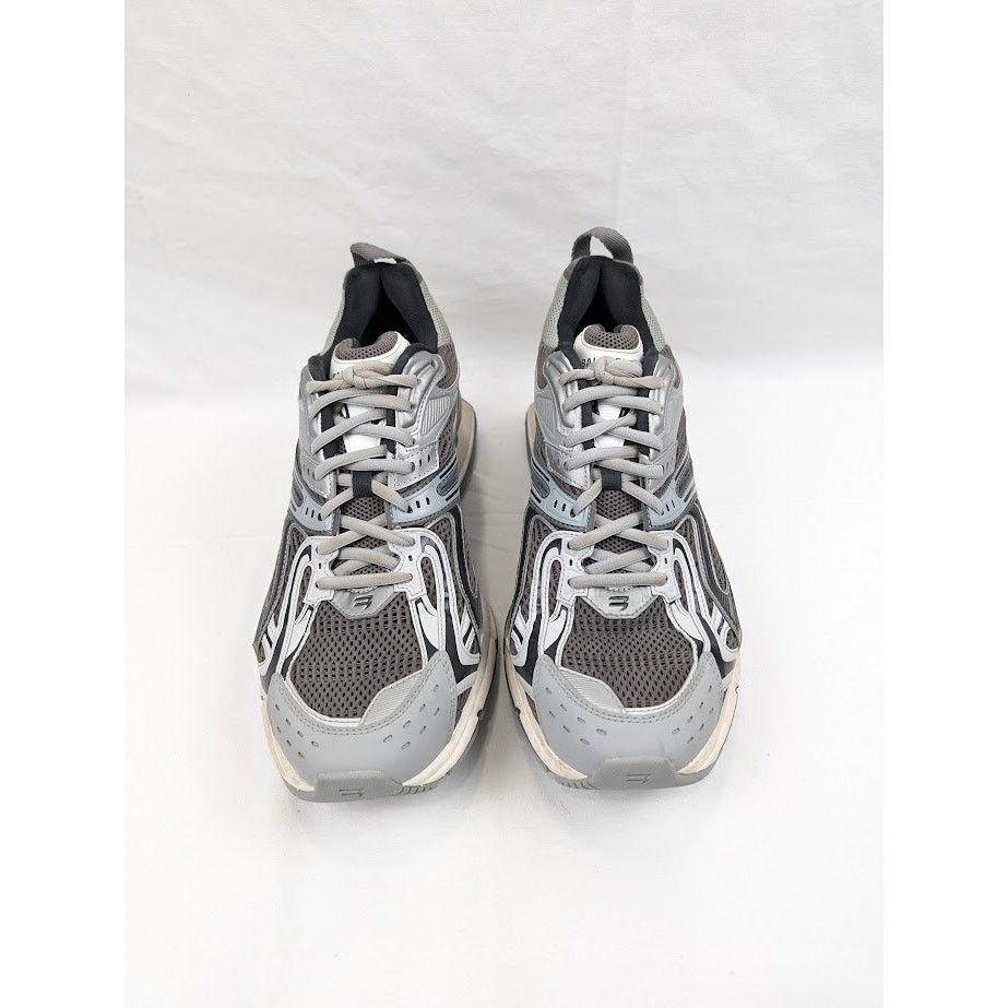 Balenciaga o1rshd1 Rubber X-Pander Sneakers in Grey/Black/White Size US 11 / EU 44 - 16 Thumbnail