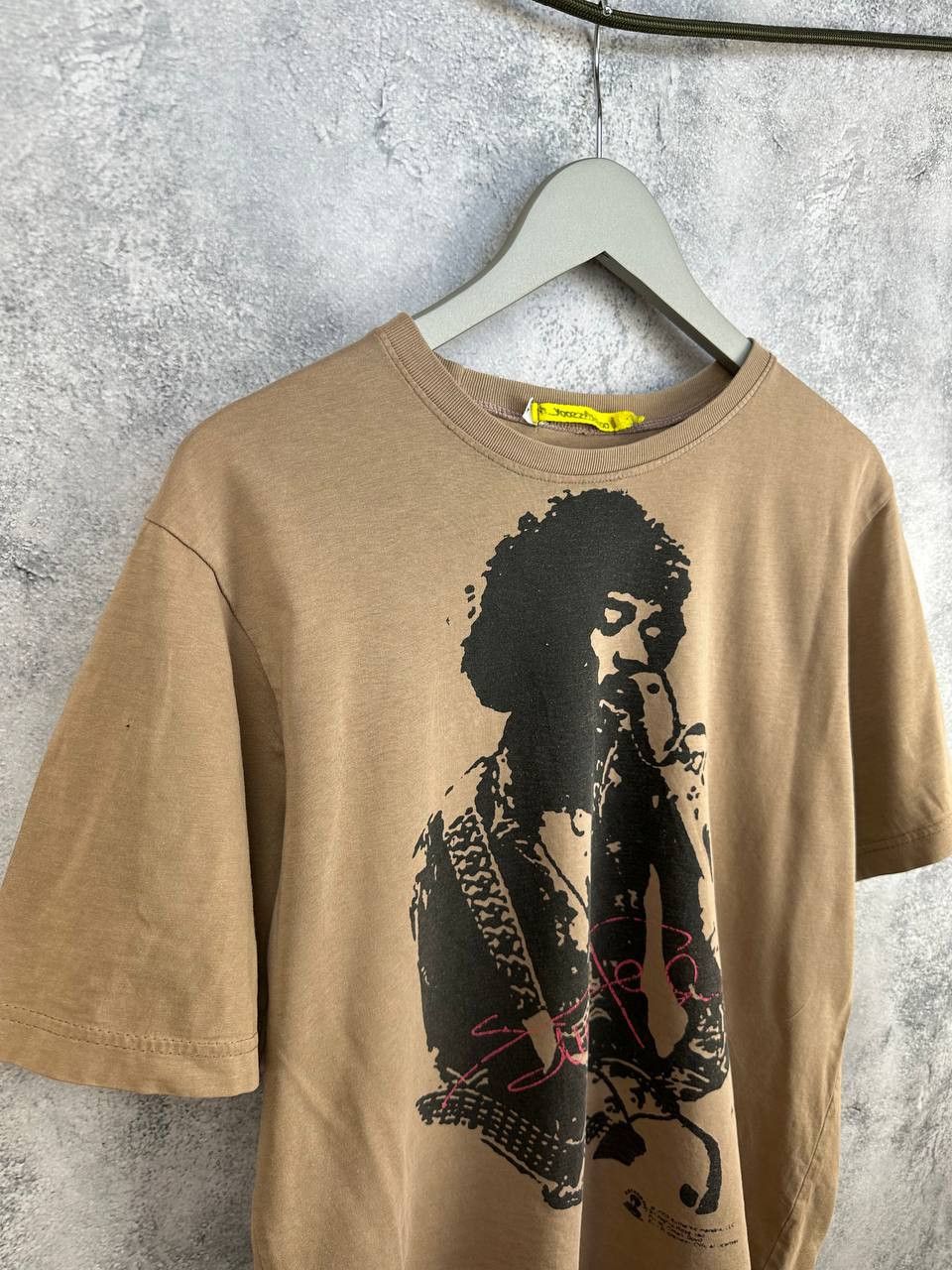 Jimi Hendrix VTG Jimi Hendrix Graphic T-Shirt Single Stitch Distressed Size US L / EU 52-54 / 3 - 2 Thumbnail