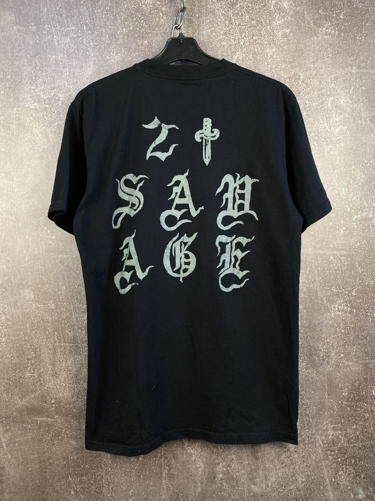 21 Savage × Band Tees 21 Savage United Kingdom Europe 2023 Tour Merch Tee Size US S / EU 44-46 / 1 - 2 Thumbnail