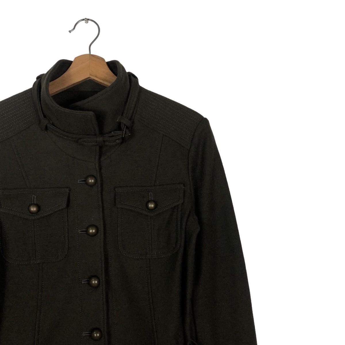 Japanese Brand Cropped Biker Jacket Wool Lounie Japan Bondage Issey Miyake Size M / US 6-8 / IT 42-44 - 7 Thumbnail