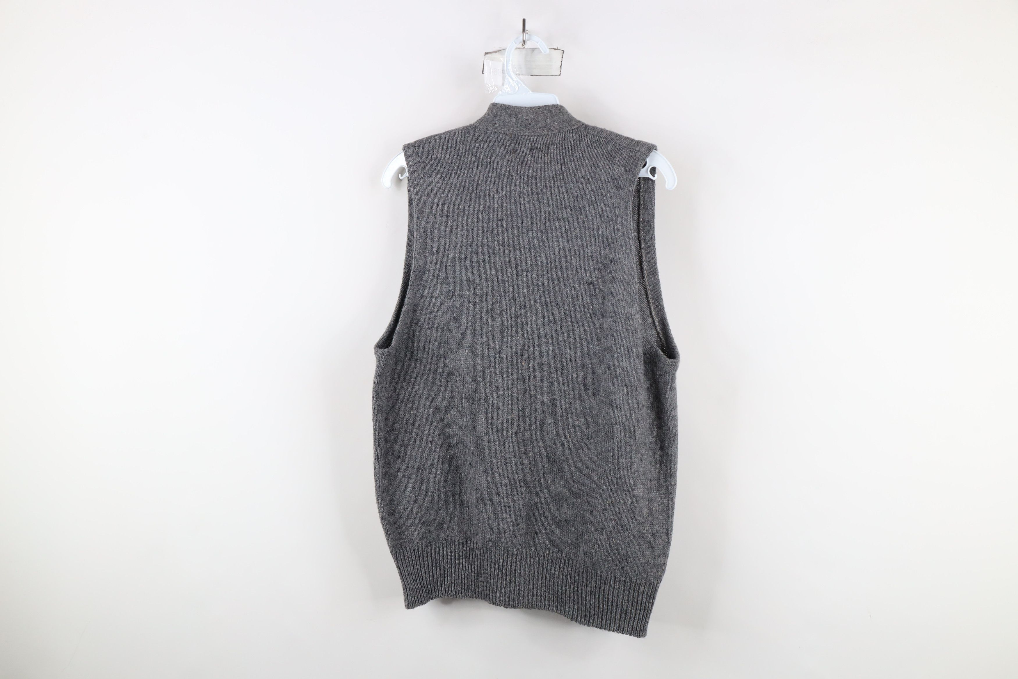 Vintage Vintage 50s 60s Rockabilly Fleck Wool Knit Sweater Vest USA Size US L / EU 52-54 / 3 - 8 Thumbnail