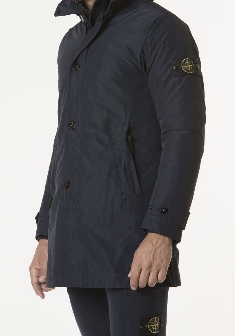 Stone Island Mid-length micro reps trench coat Size US L / EU 52-54 / 3 - 1 Thumbnail