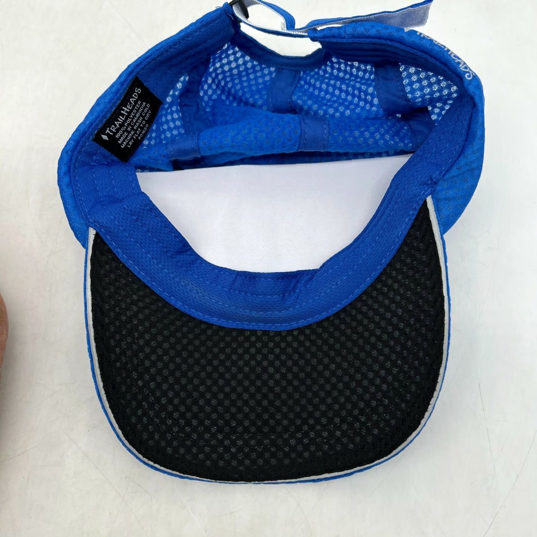 Vintage Trailheads Womens Trailheads Cap Running Cap Blue One Size Lightweight Adjustable Sport Activewear Shirt? Size ONE SIZE - 2 Thumbnail
