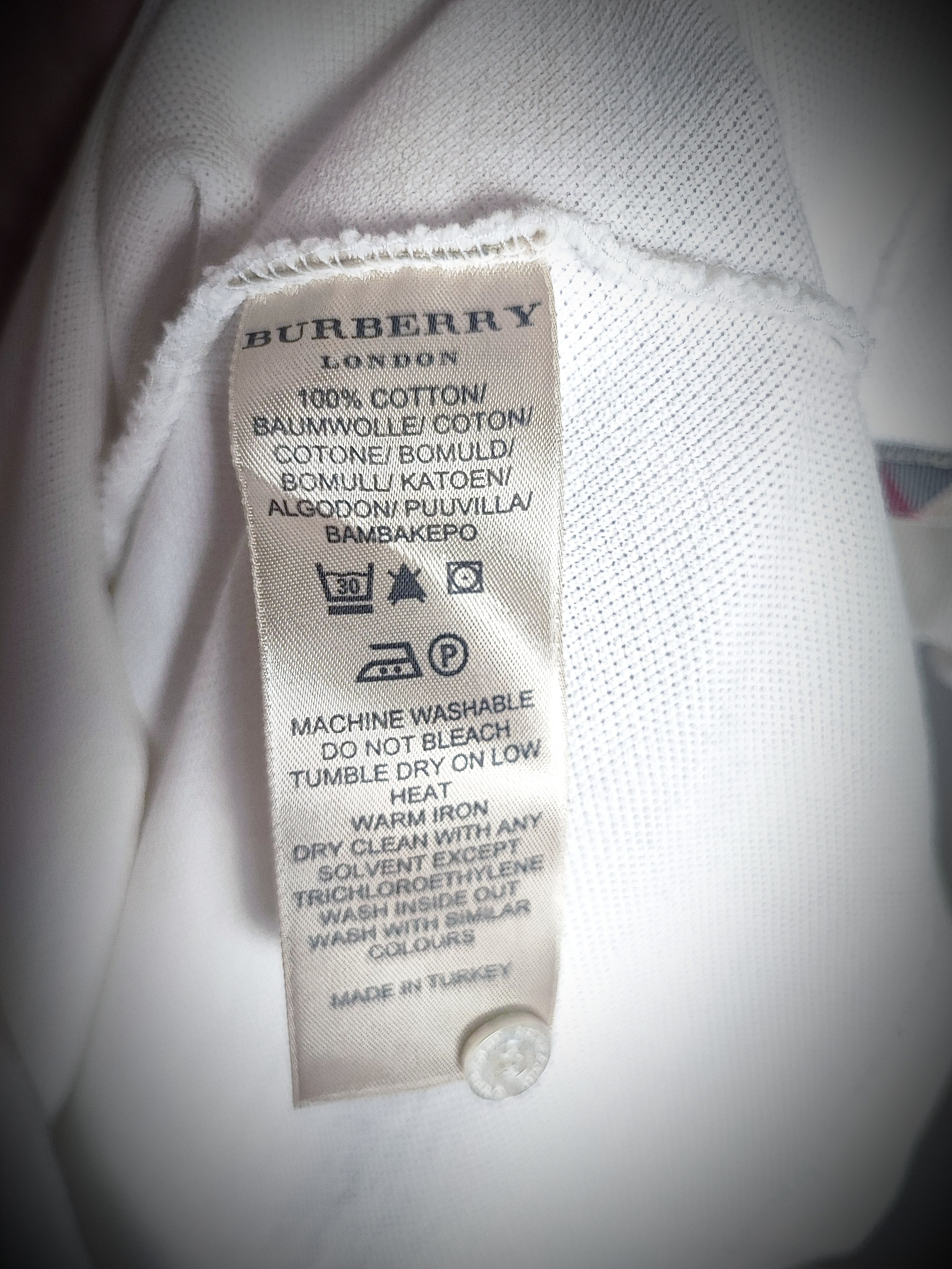Burberry Burberry Polo S white Size US S / EU 44-46 / 1 - 8 Thumbnail
