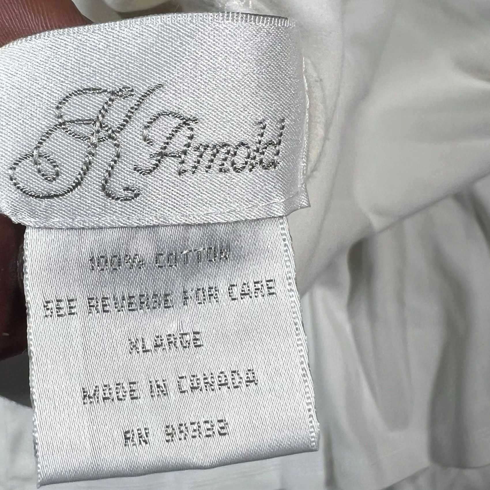 Vintage K Arnold Women Longsleeve White Blouse XL Top Mens? Size XL / US 12-14 / IT 48-50 - 3 Thumbnail
