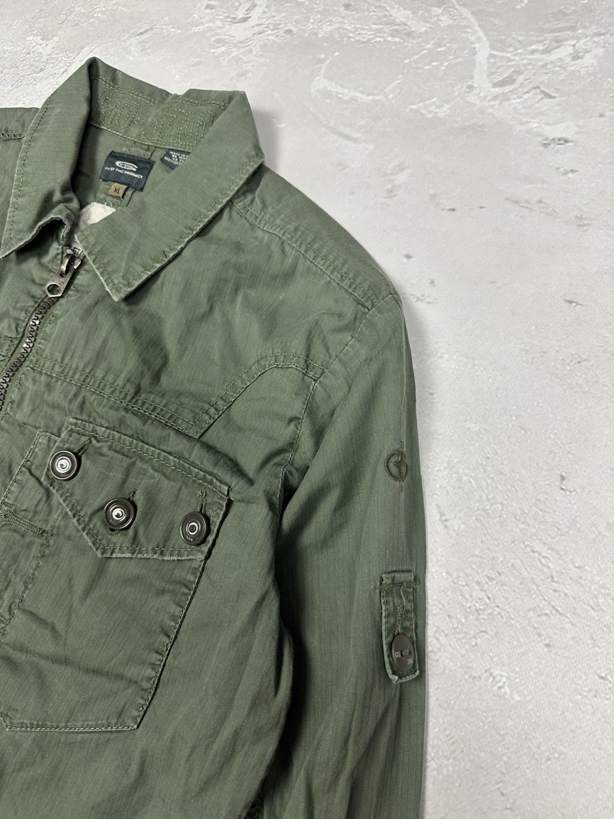 G-Star Vintage G Star RAW Officer Shirt Overshirt Jacket L/S Size US XL / EU 56 / 4 - 3 Thumbnail