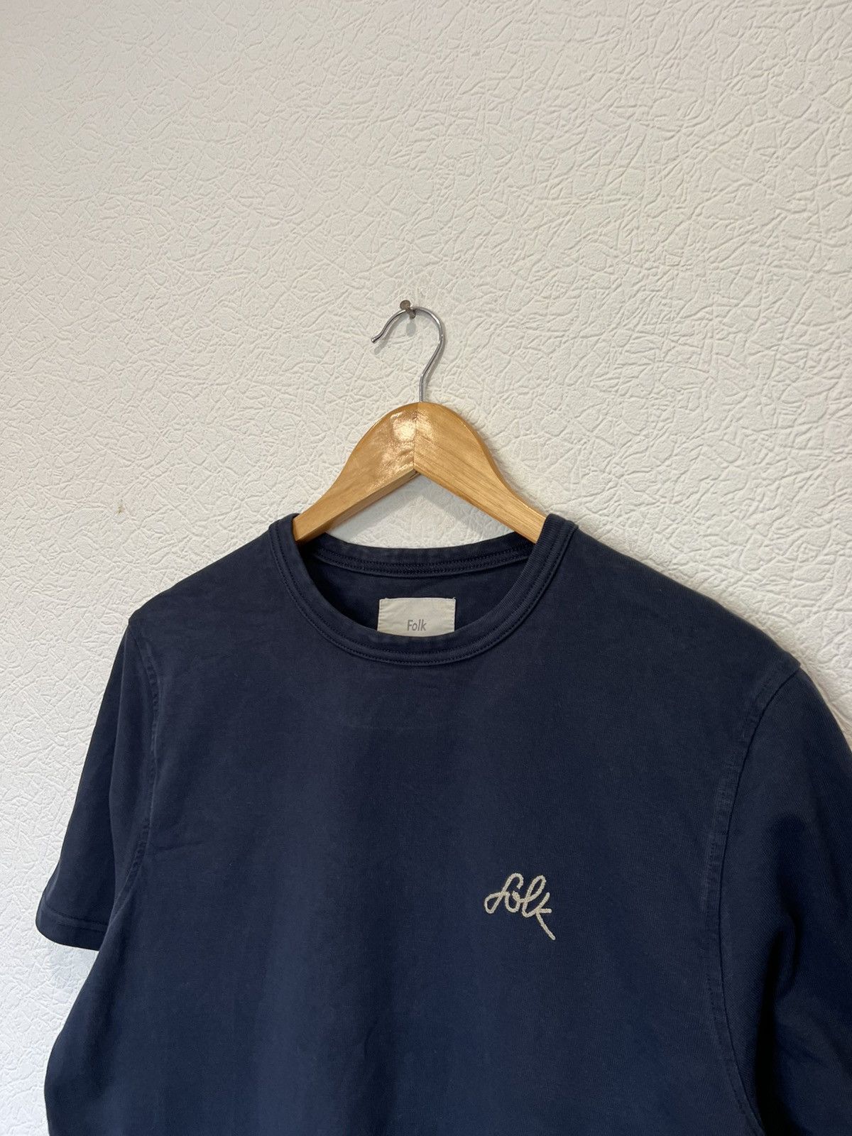 Folk Folk Basic Blue T Shirt Tee Mens Size US L / EU 52-54 / 3 - 2 Thumbnail