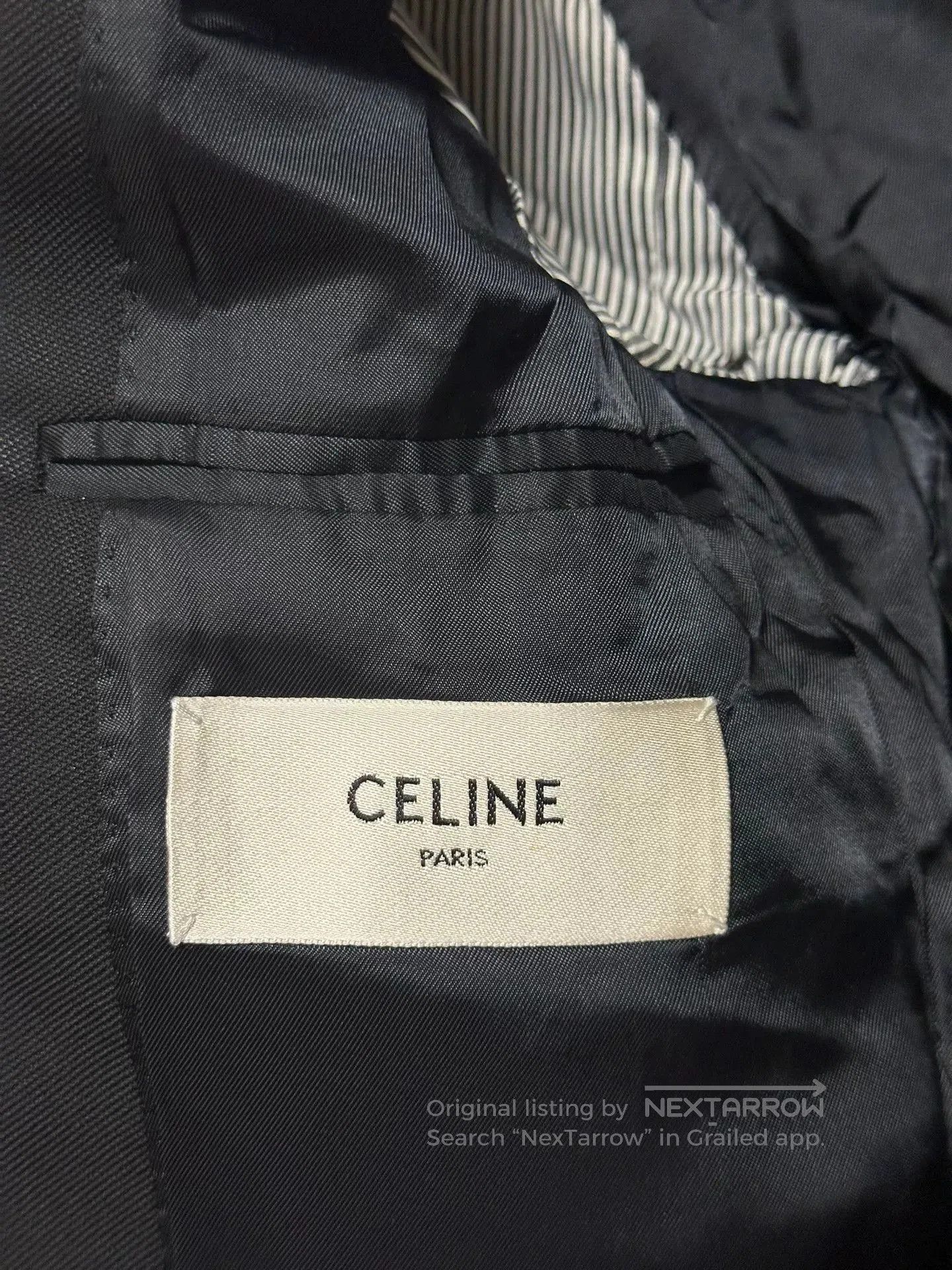 Celine Celine Women's Black Wool Blazer. Size M / US 6-8 / IT 42-44 - 4 Thumbnail