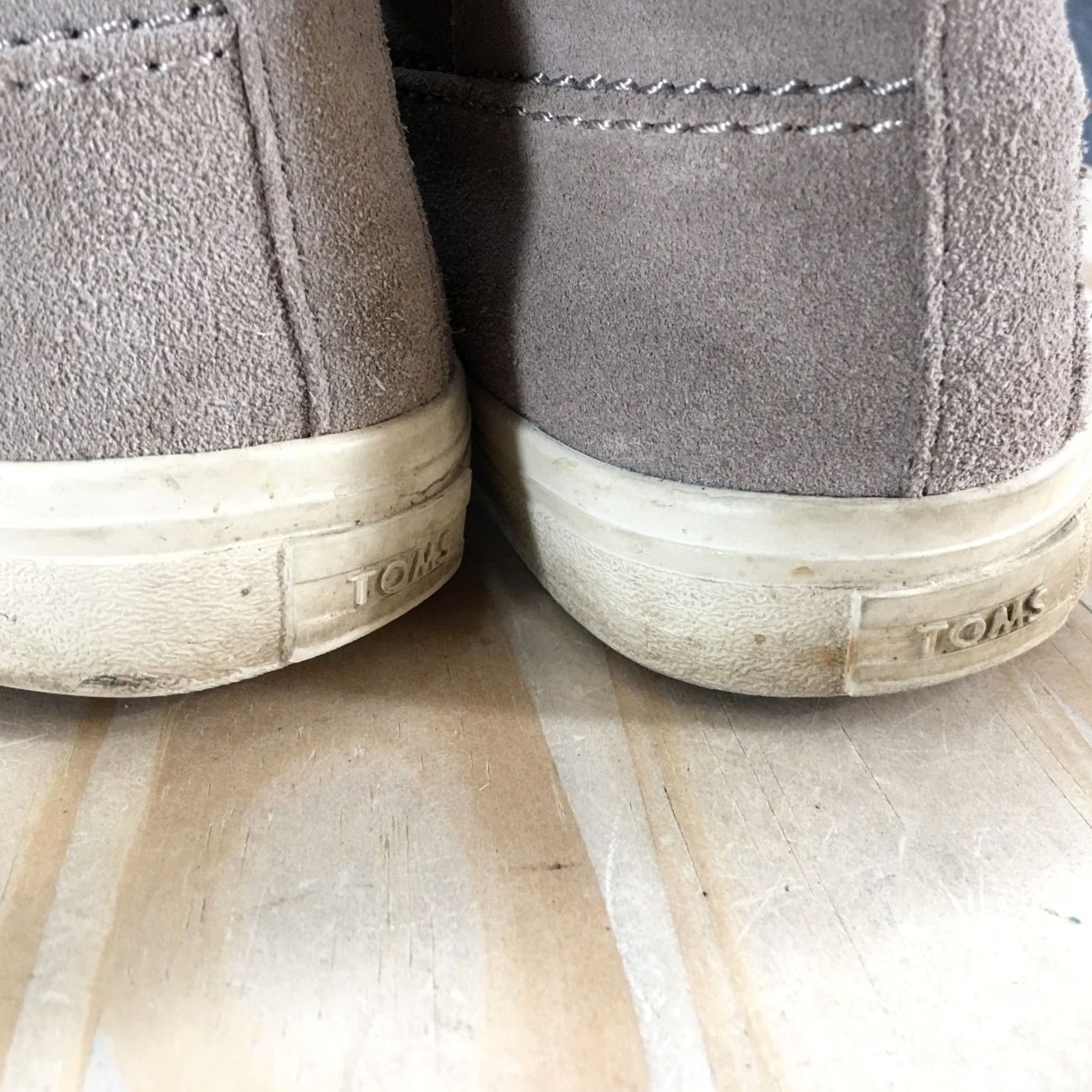 Toms TOMS Winter Boots Womens 7.5 Alpine Desert Taupe Lace Up Suede Faux Shearling Desert Boots Size US 8 / IT 38 - 6 Thumbnail