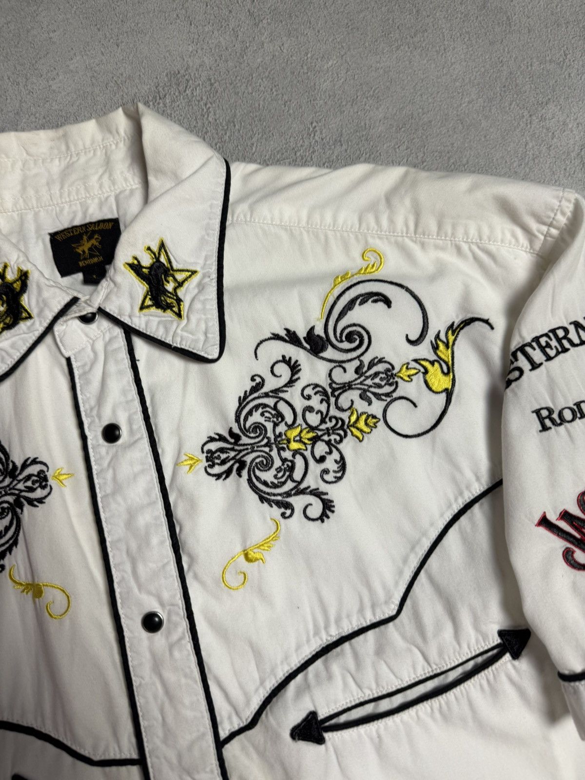 Vintage Western Saloon Rodeo Team Benidorm Button Up Shirt Size US L / EU 52-54 / 3 - 8 Thumbnail