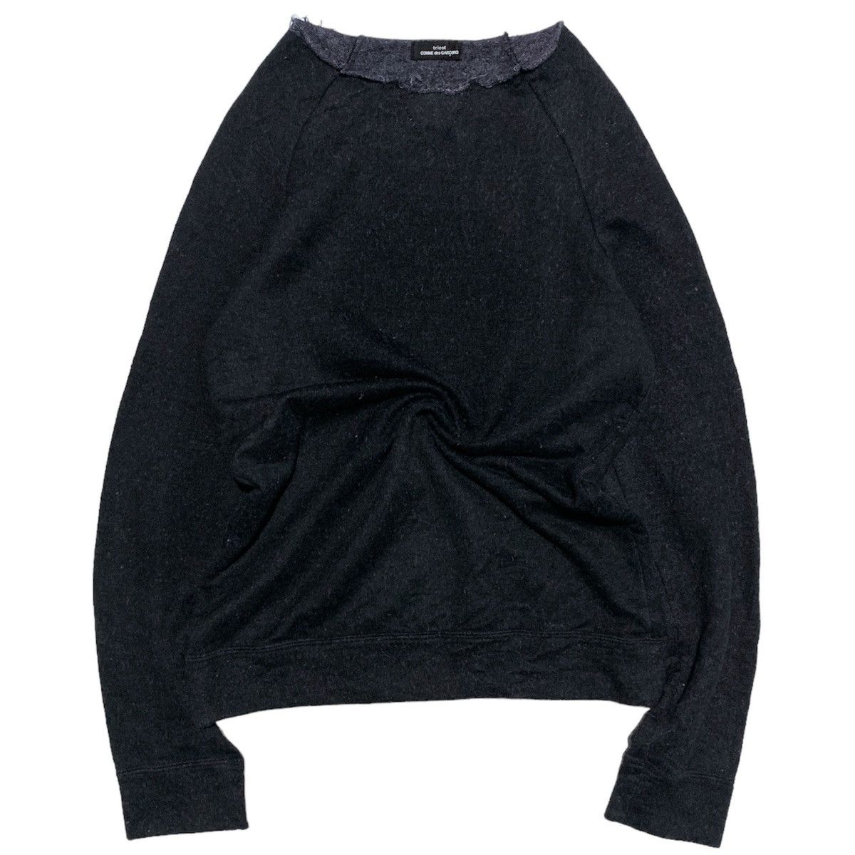 Comme des Garcons × Tricot Comme des Garcons Comme des Garçons Tricot Raw Cut Collar Sweatshirt Size M / US 6-8 / IT 42-44 - 1 Thumbnail