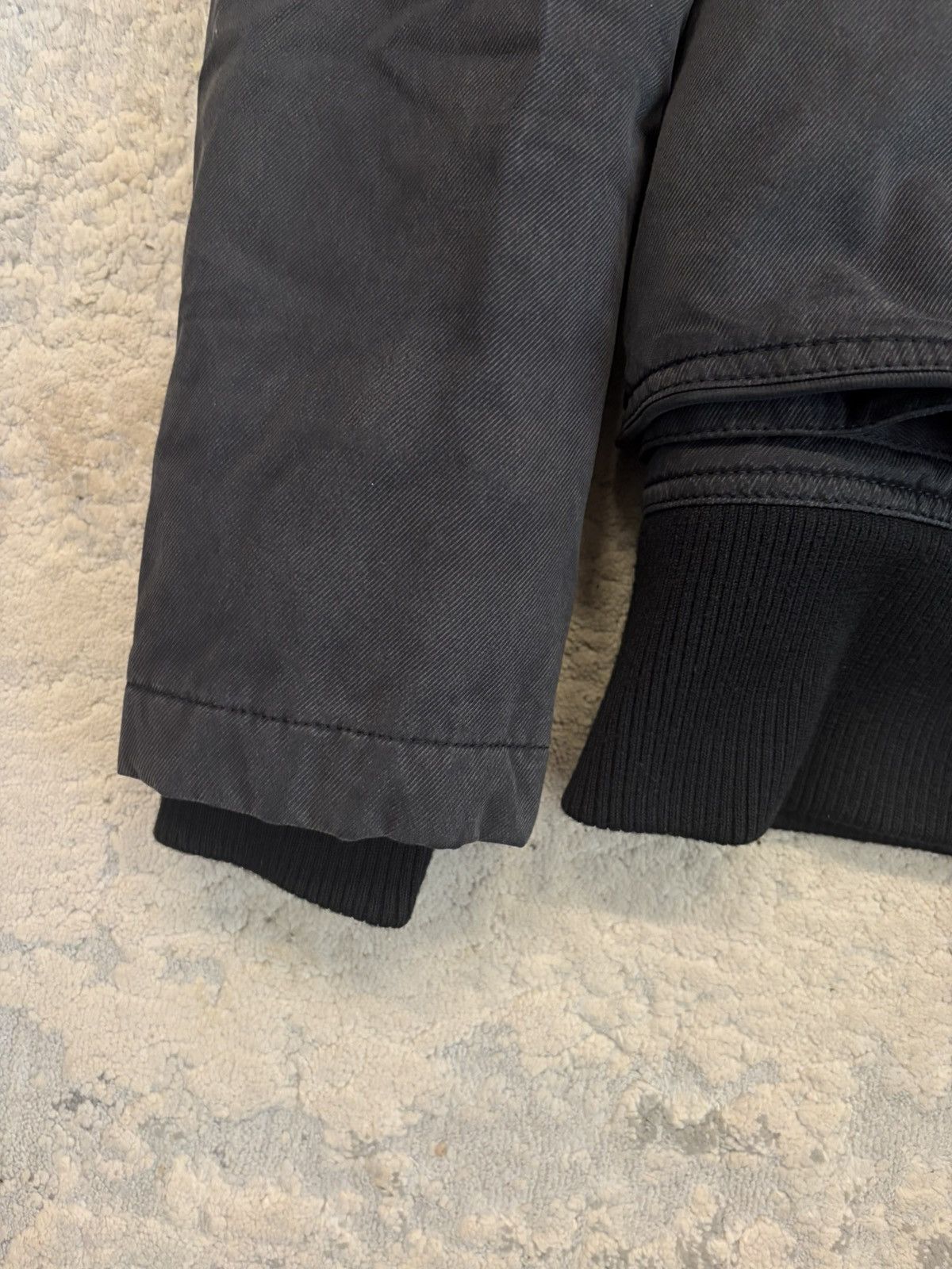 Neil Barrett Fur Hood Black Denim Jacket Size US XS / EU 42 / 0 - 4 Thumbnail