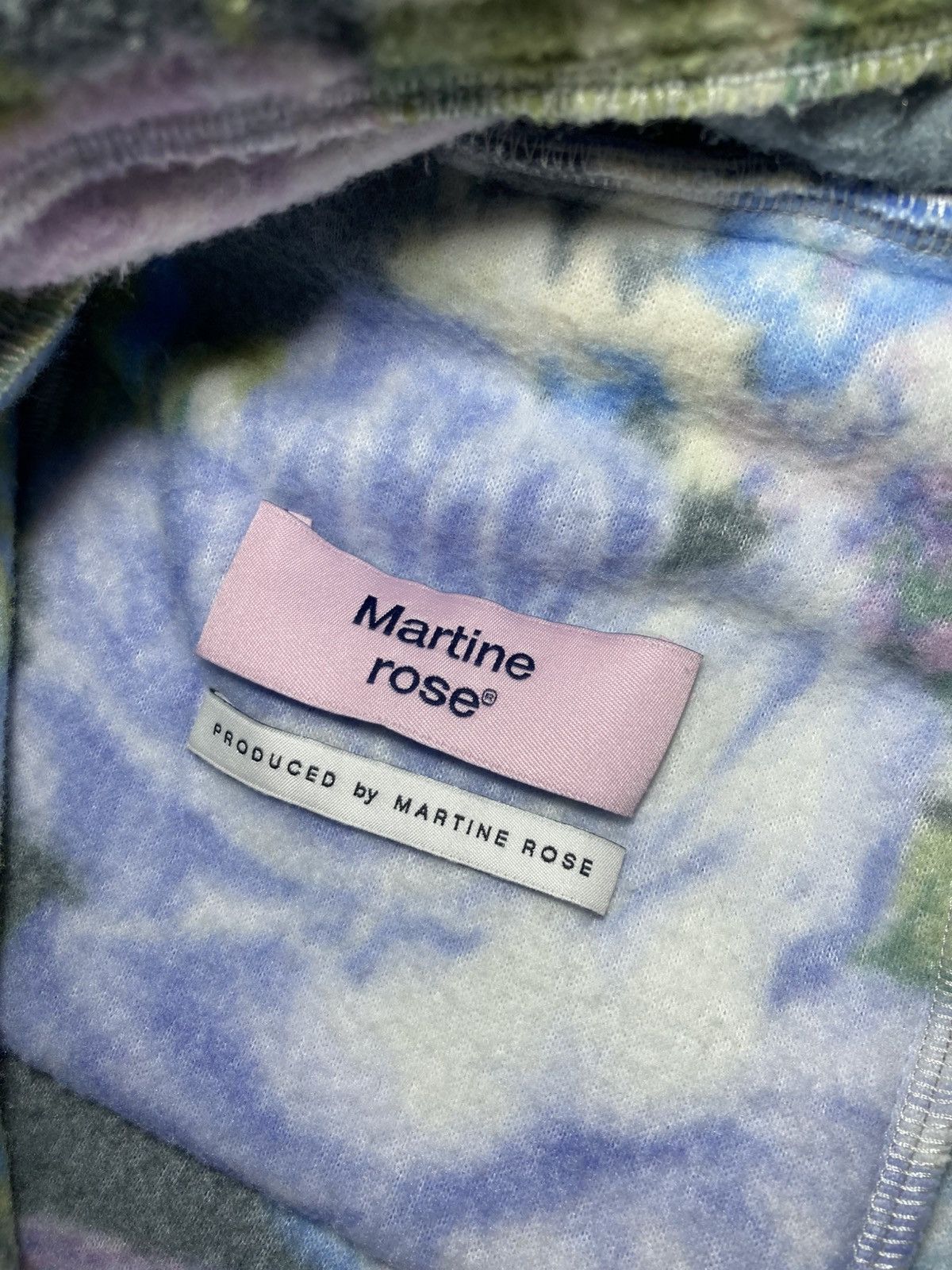 Martine Rose SS21 Martine Rose Black Floral Fleece Sweatshorts Logo 2021 Size US 30 / EU 46 - 5 Thumbnail