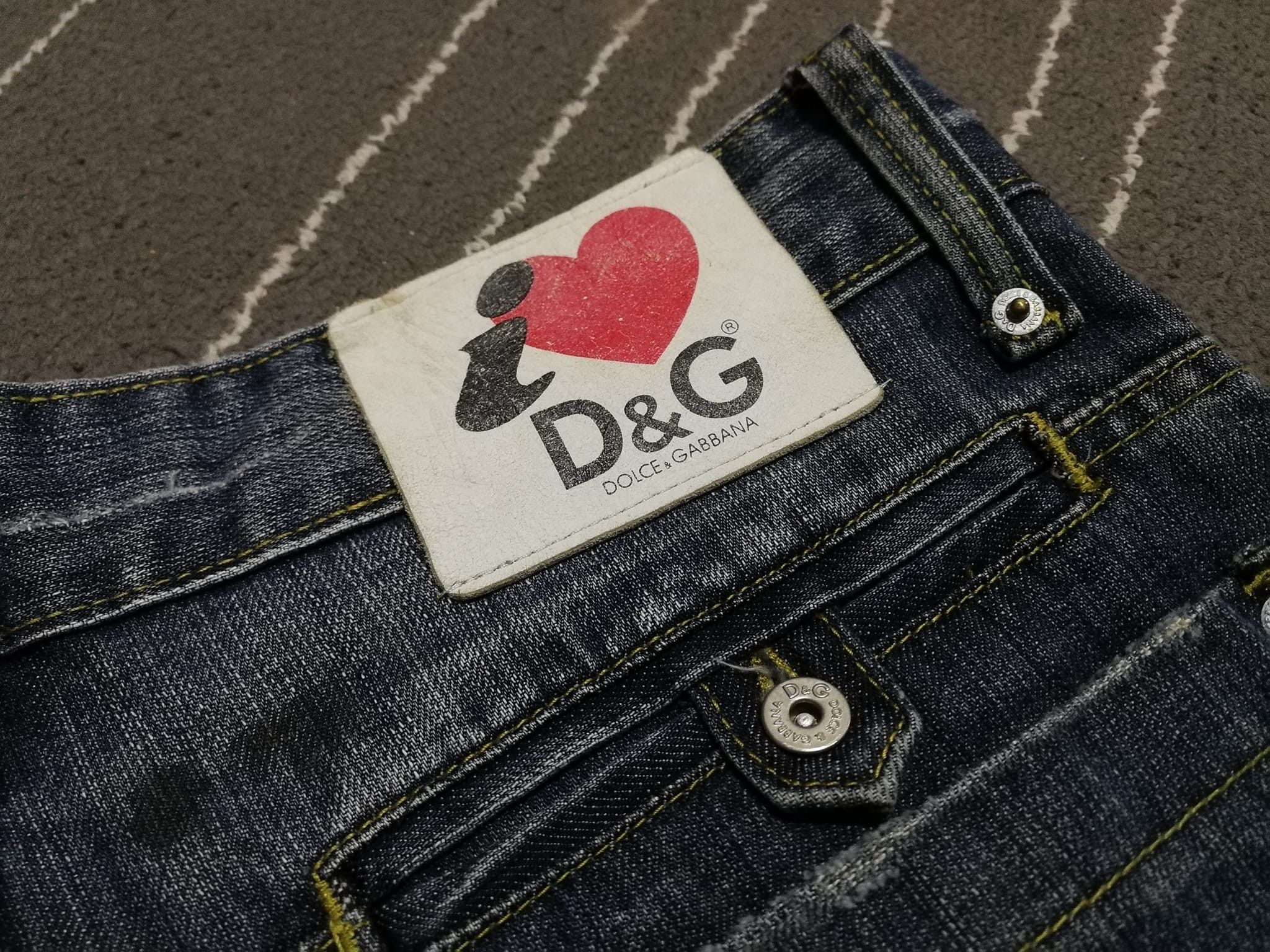 Designer × Dolce & Gabbana I love DOLCE & GABBANA woman denim w33 2063 Size 32" / US 10 / IT 46 - 3 Thumbnail