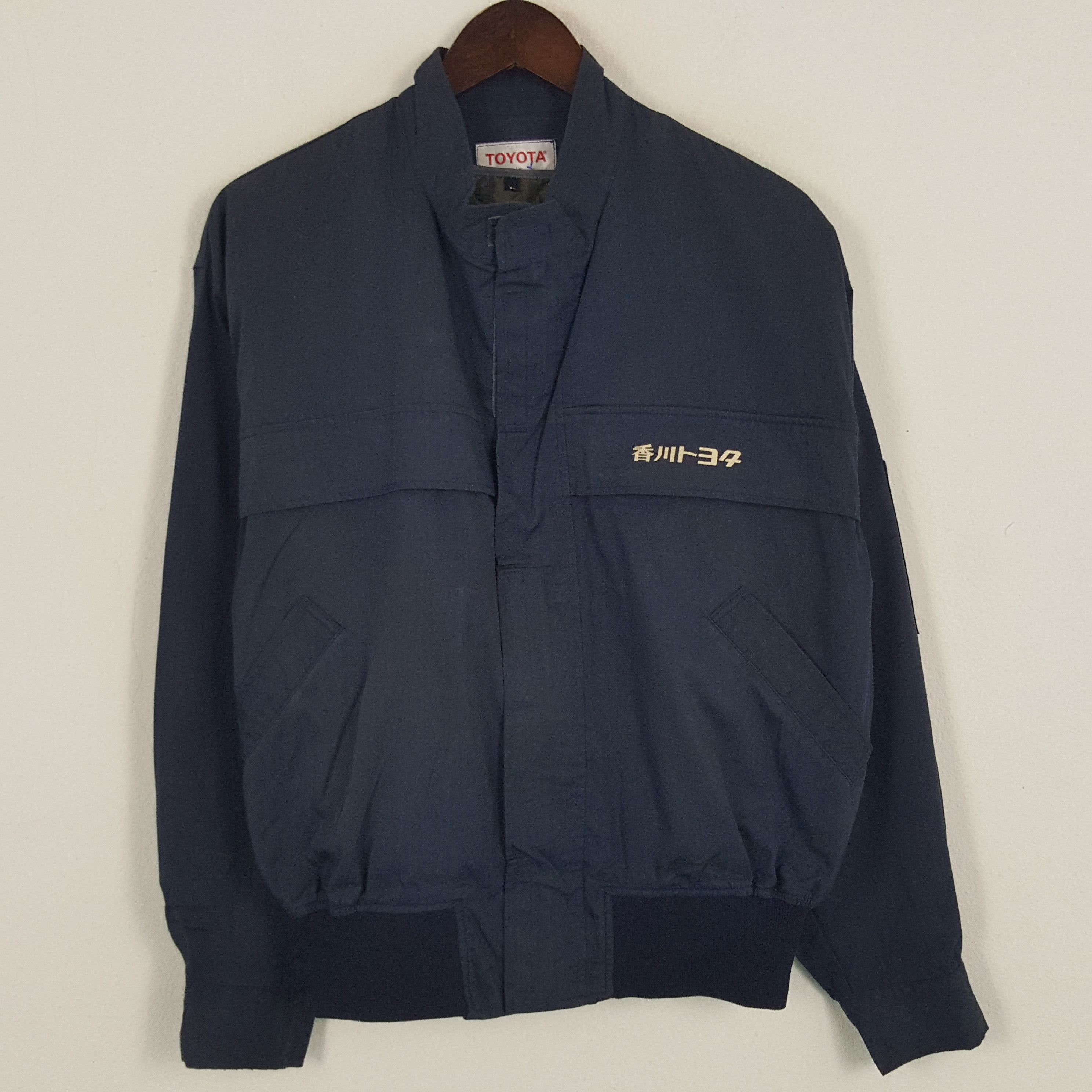 Japanese Brand × Vintage Vintage Toyota Tecno Windbreaker Bomber Jacket Size US XL / EU 56 / 4 - 3 Thumbnail