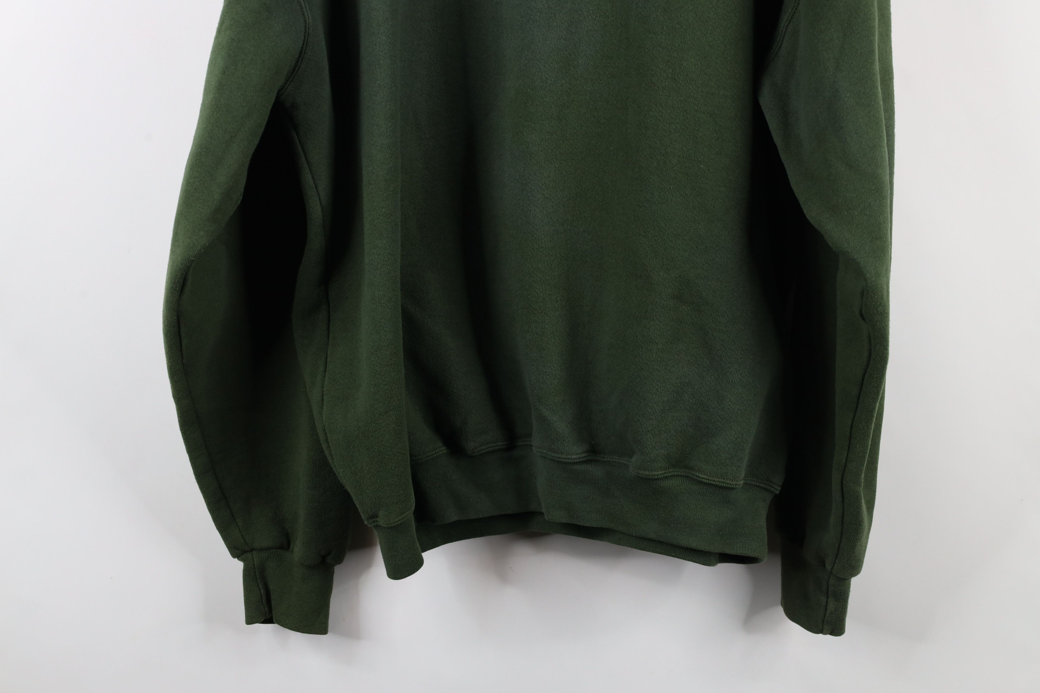 Vintage Vintage 90s Wilson Heavy Half Zip Pullover Sweatshirt Green Size US XL / EU 56 / 4 - 12 Thumbnail