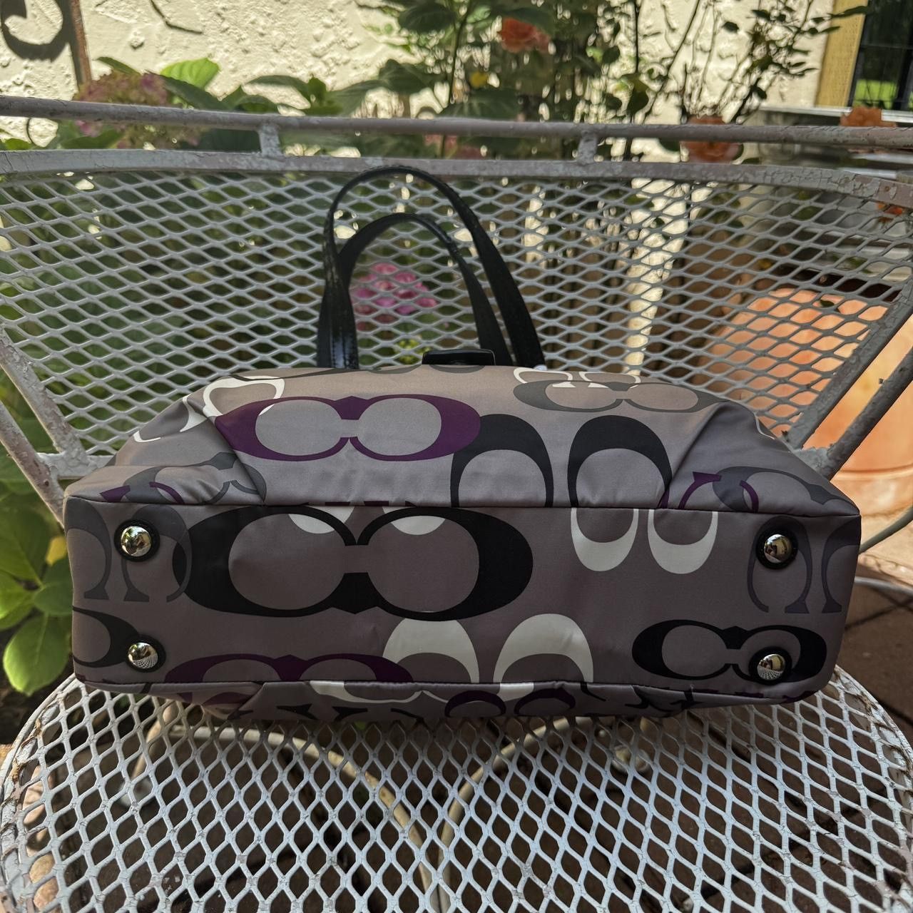 Coach Y2K Coach Satin Monogramed Tote Size ONE SIZE - 5 Thumbnail