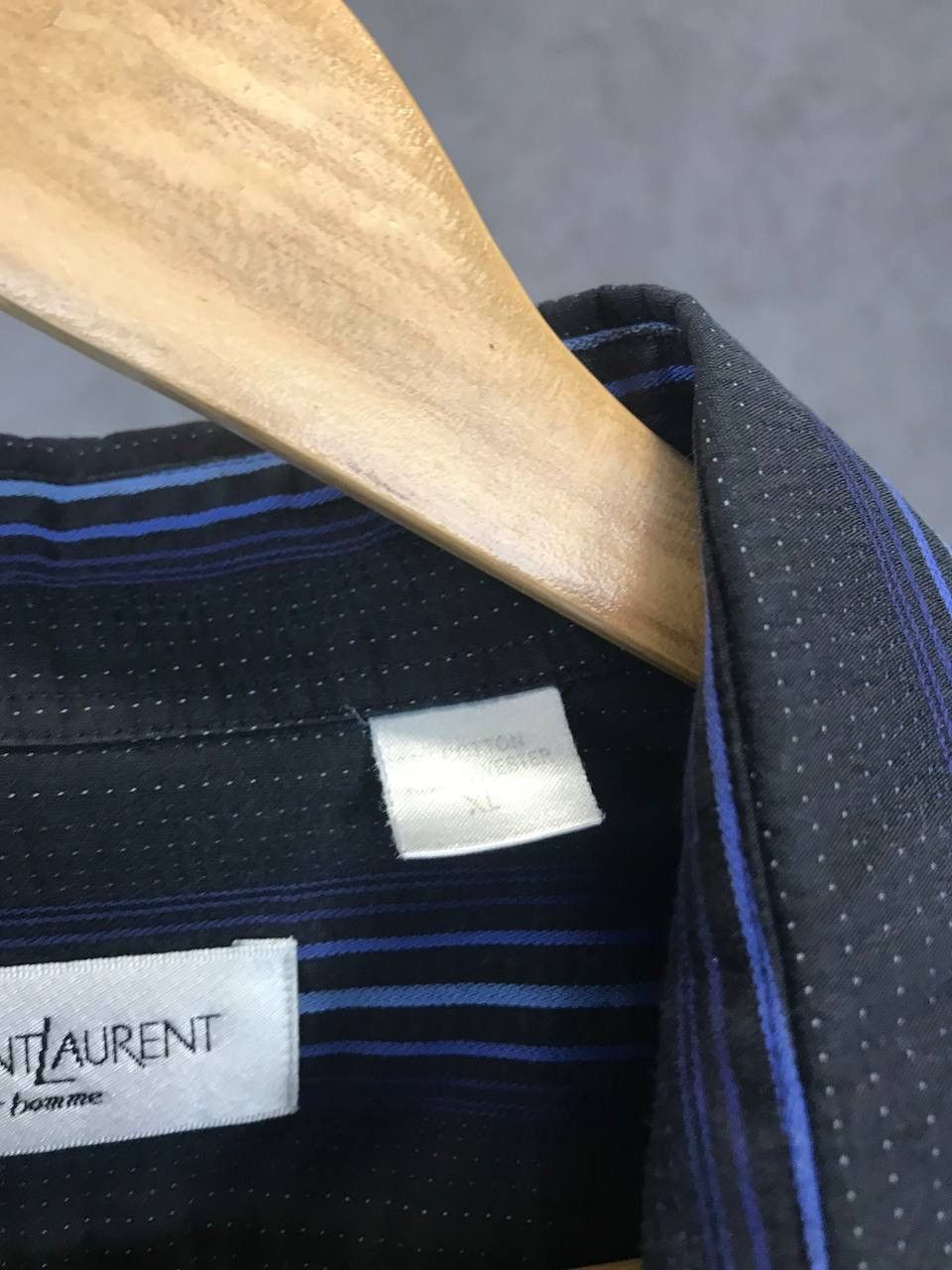 Yves Saint Laurent YSL Yves Saint Laurent vintage luxury designer logo shirt Size US XL / EU 56 / 4 - 5 Thumbnail