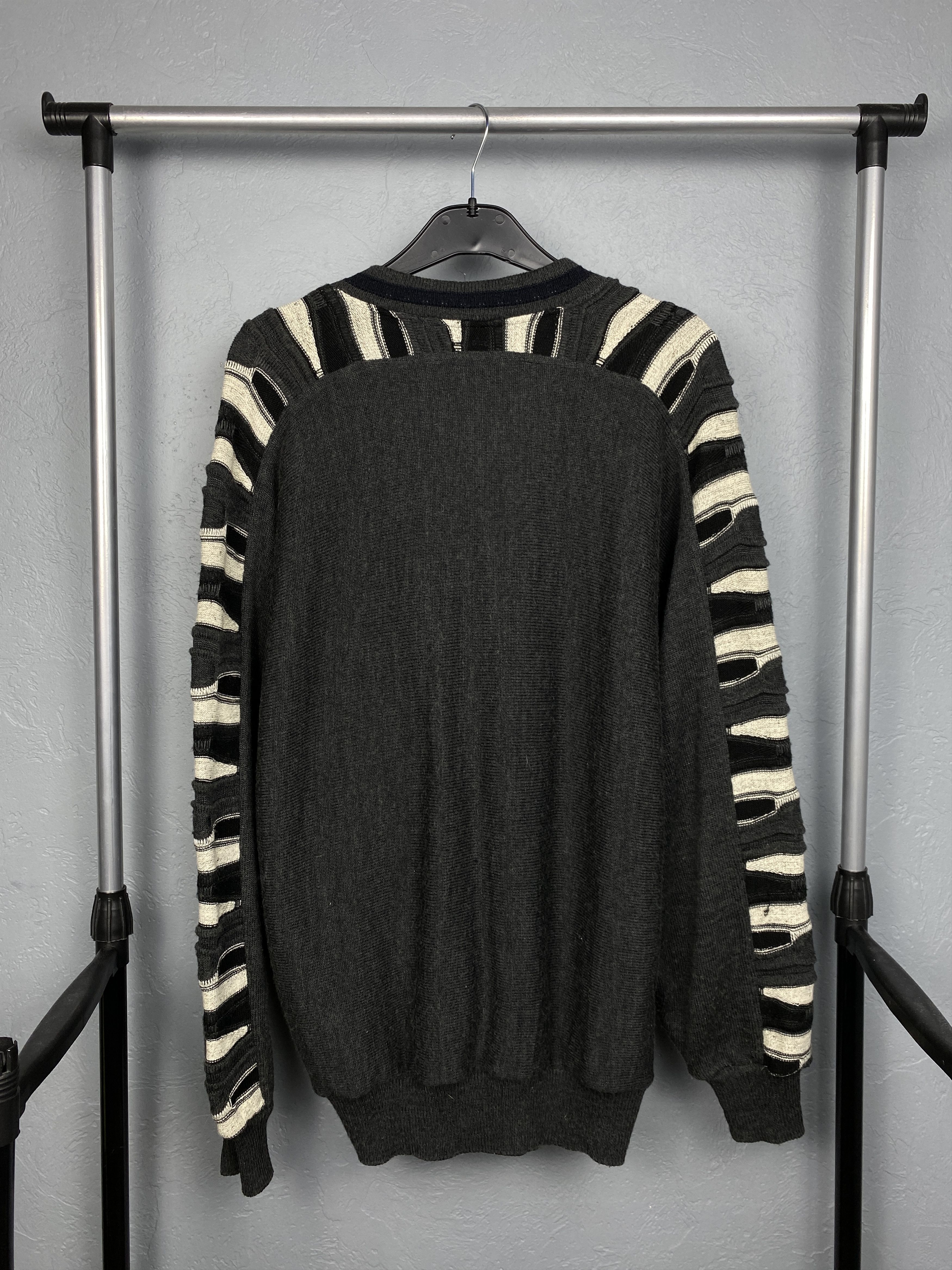 Carlo Colucci Carlo Colucci Sport Men on Ice Vintage Knit Wool Cardigan Size US M / EU 48-50 / 2 - 7 Thumbnail