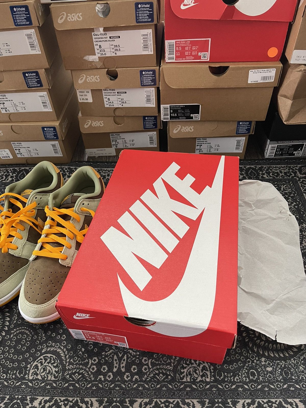 Nike Nike Dunk Low ‘Dusty Olive’ Size US 11 / EU 44 - 8 Thumbnail